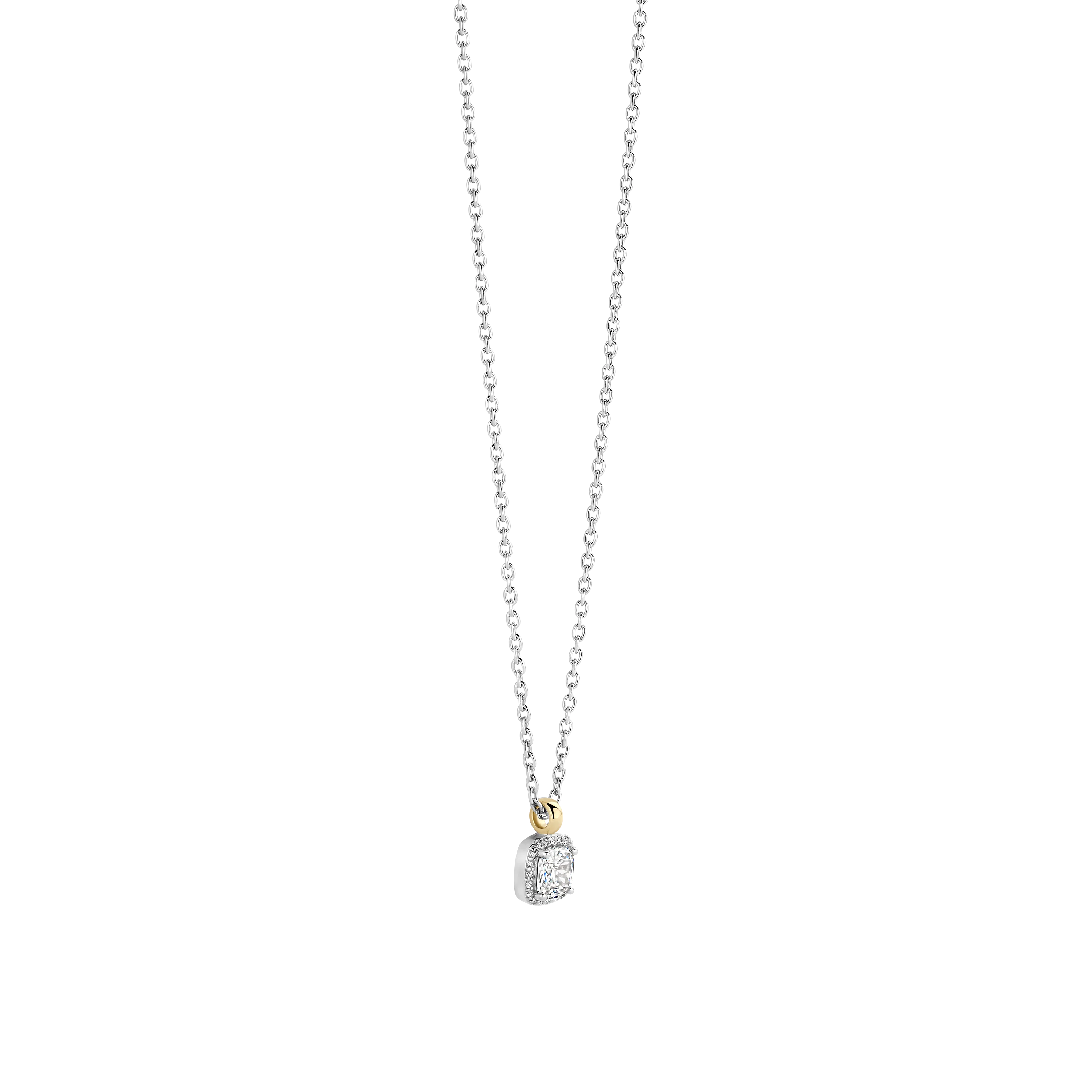Classic Vierkante Zirkonia ketting - Image 2
