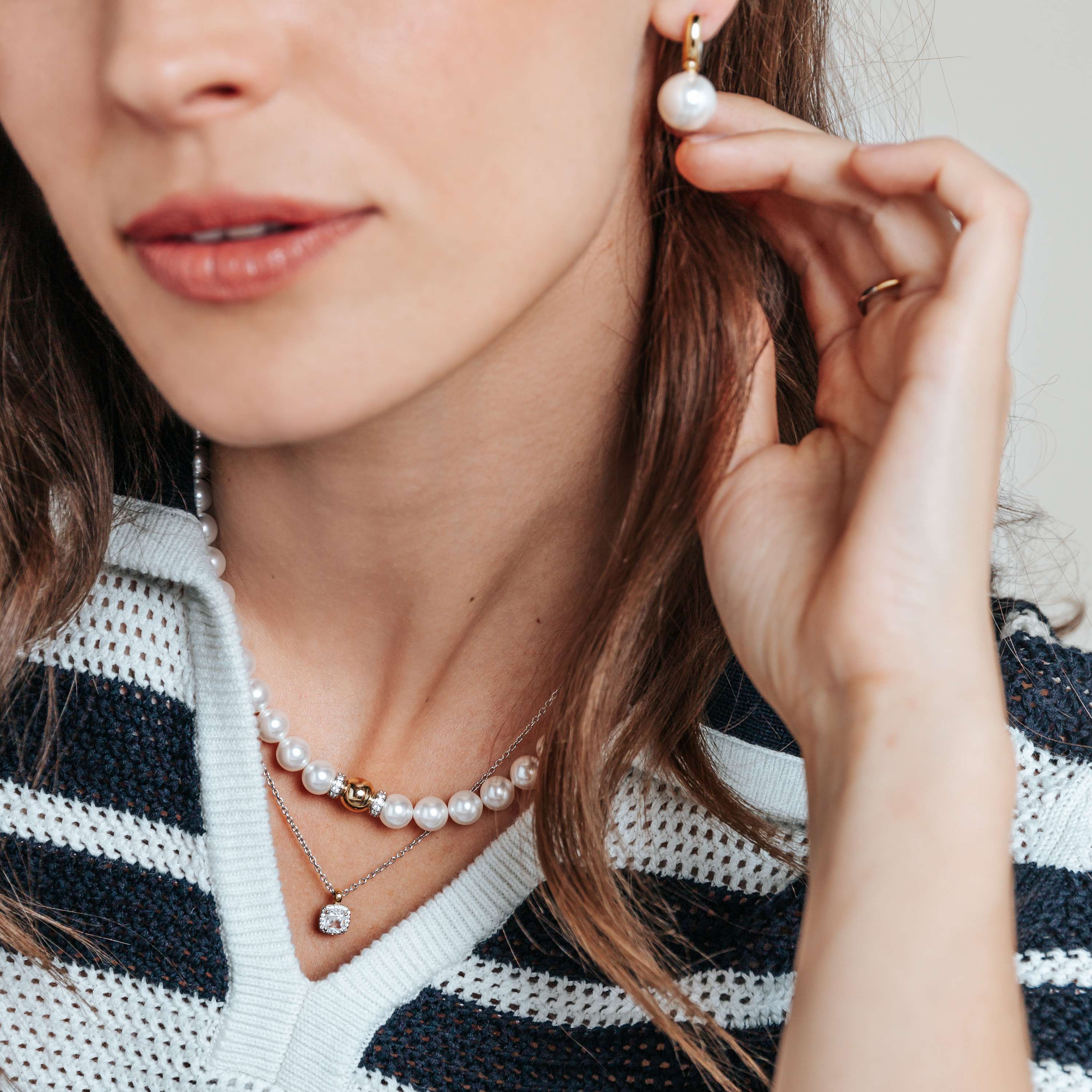 Classic Vierkante Zirkonia ketting - Image 6