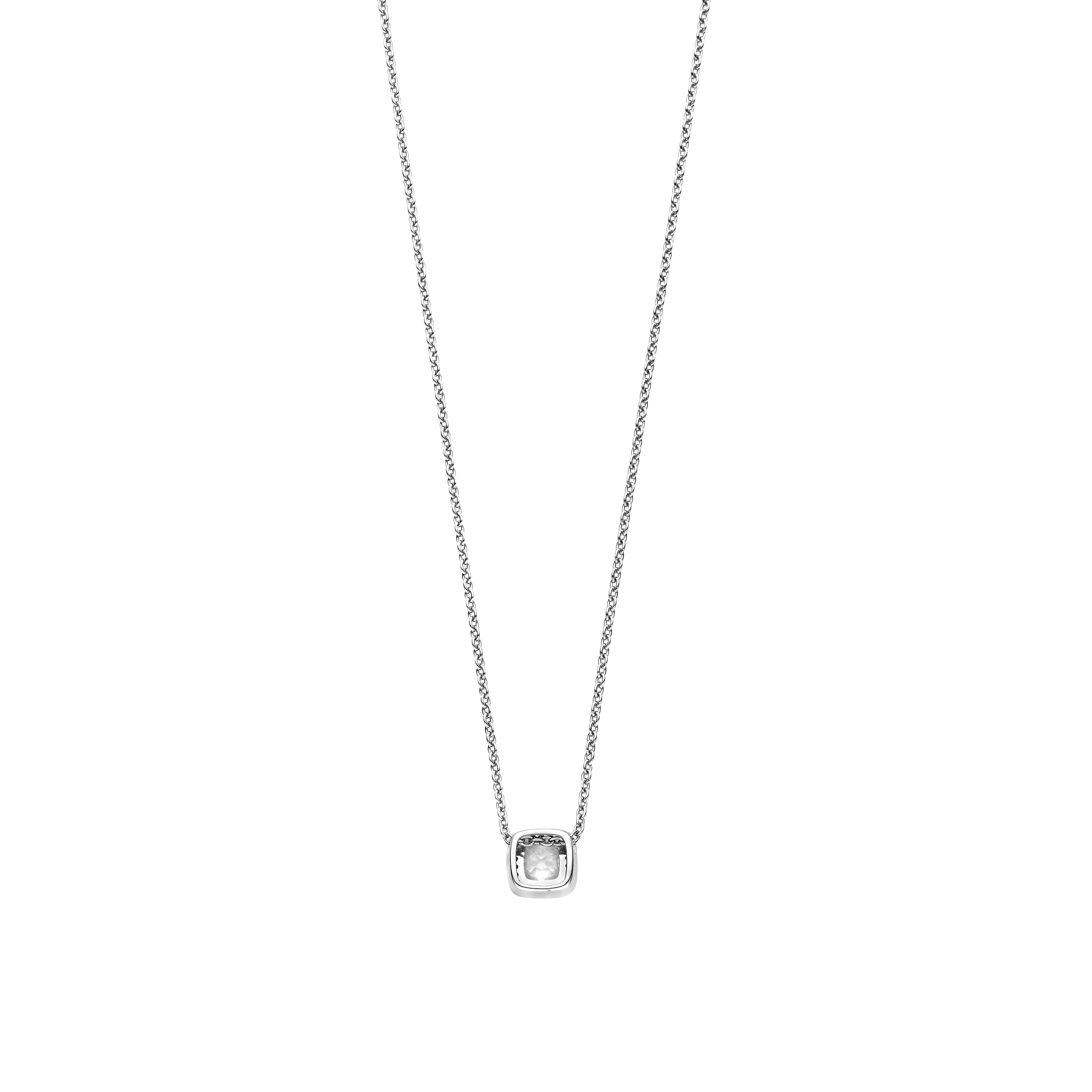 Classic Vierkante Zirkonia Ketting - Image 3
