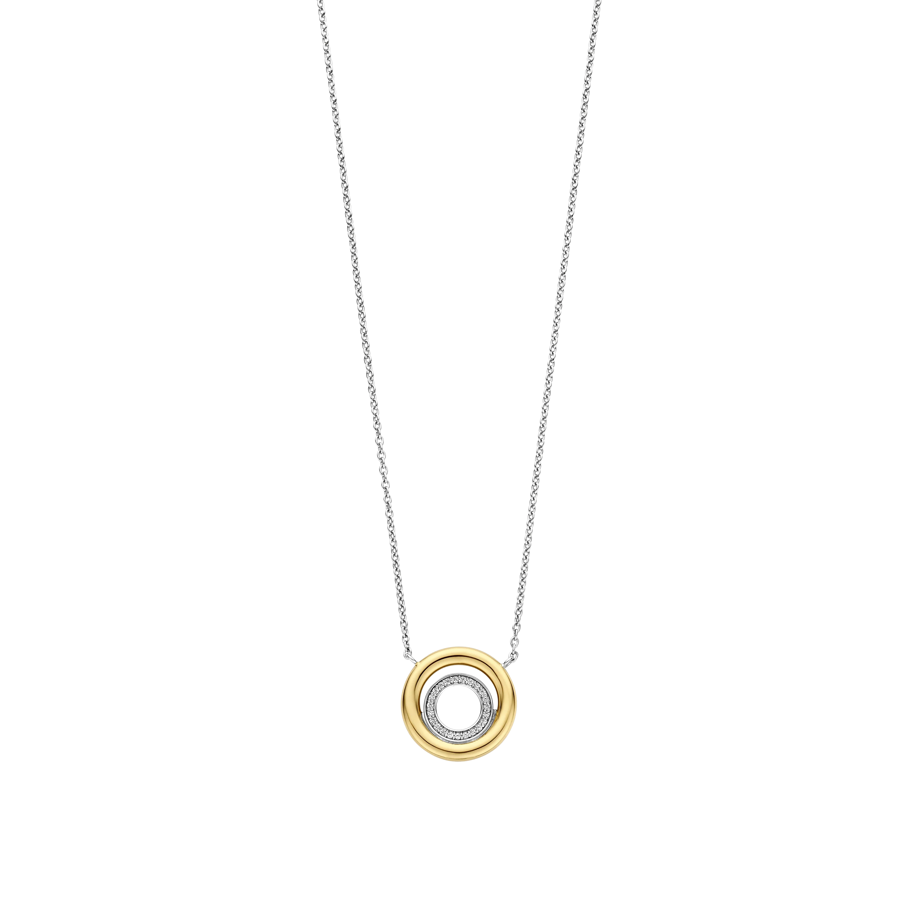 Zirkonia Cirkel Ketting