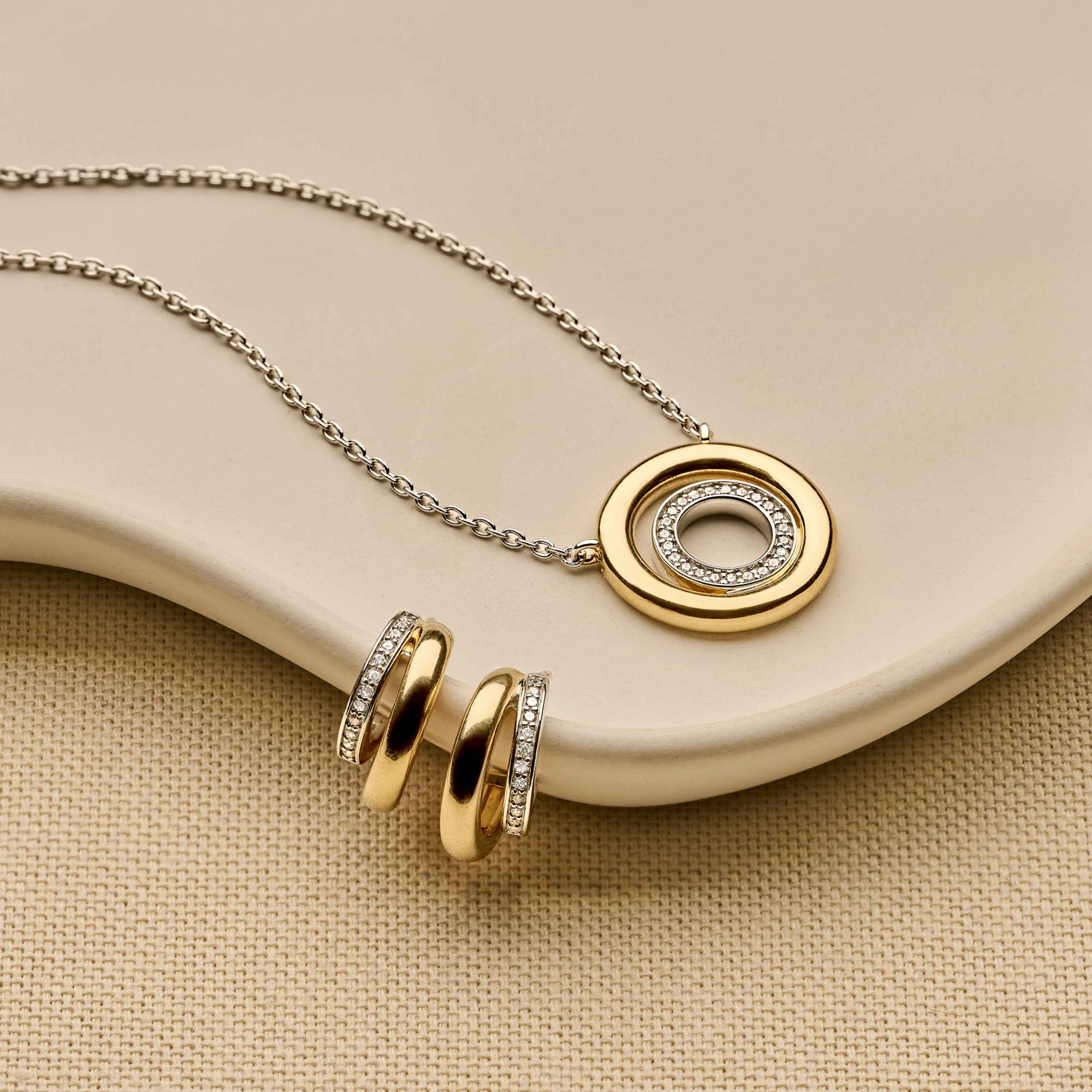 Zirkonia Cirkel Ketting - Image 7