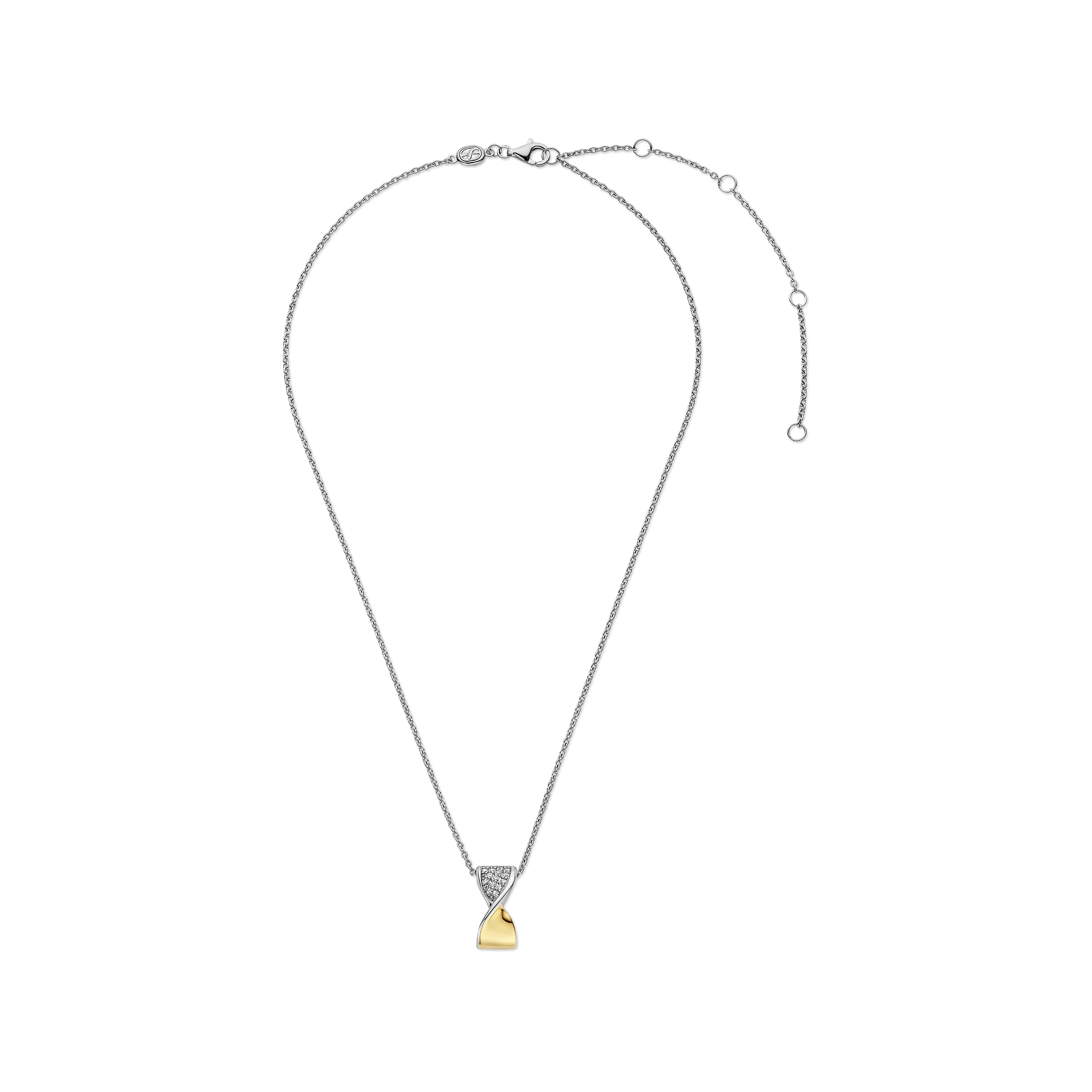 Twisted Zirkonia Ketting - Image 4