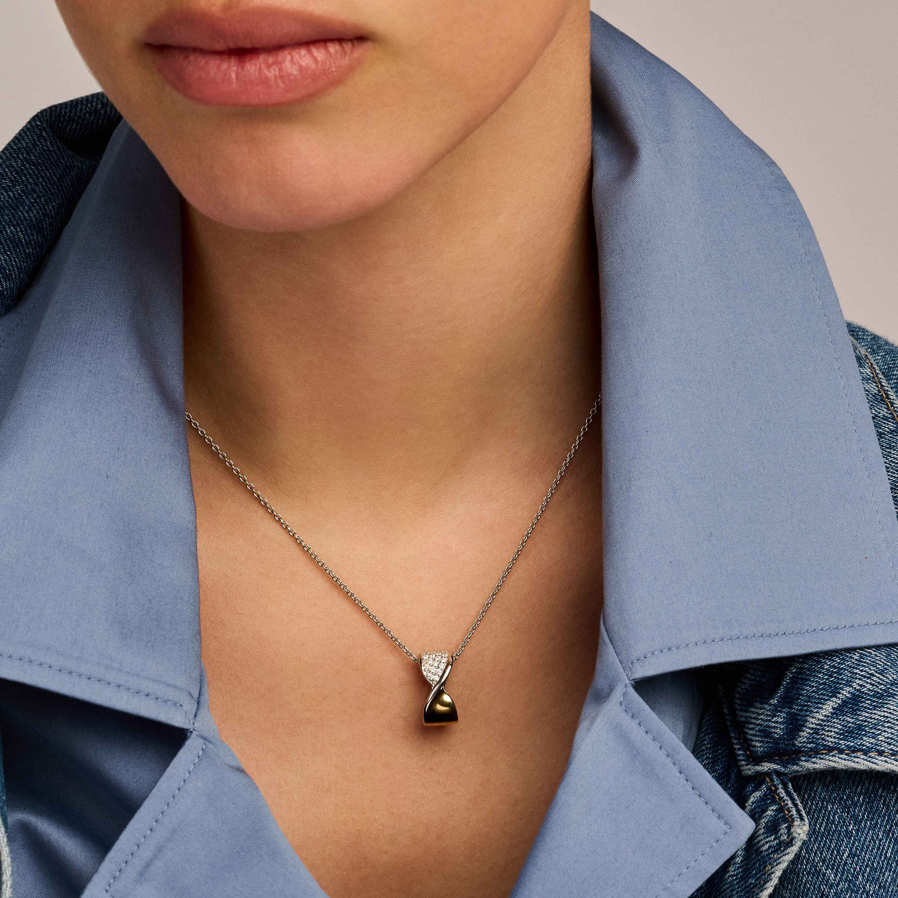 Twisted Zirkonia Ketting - Image 7
