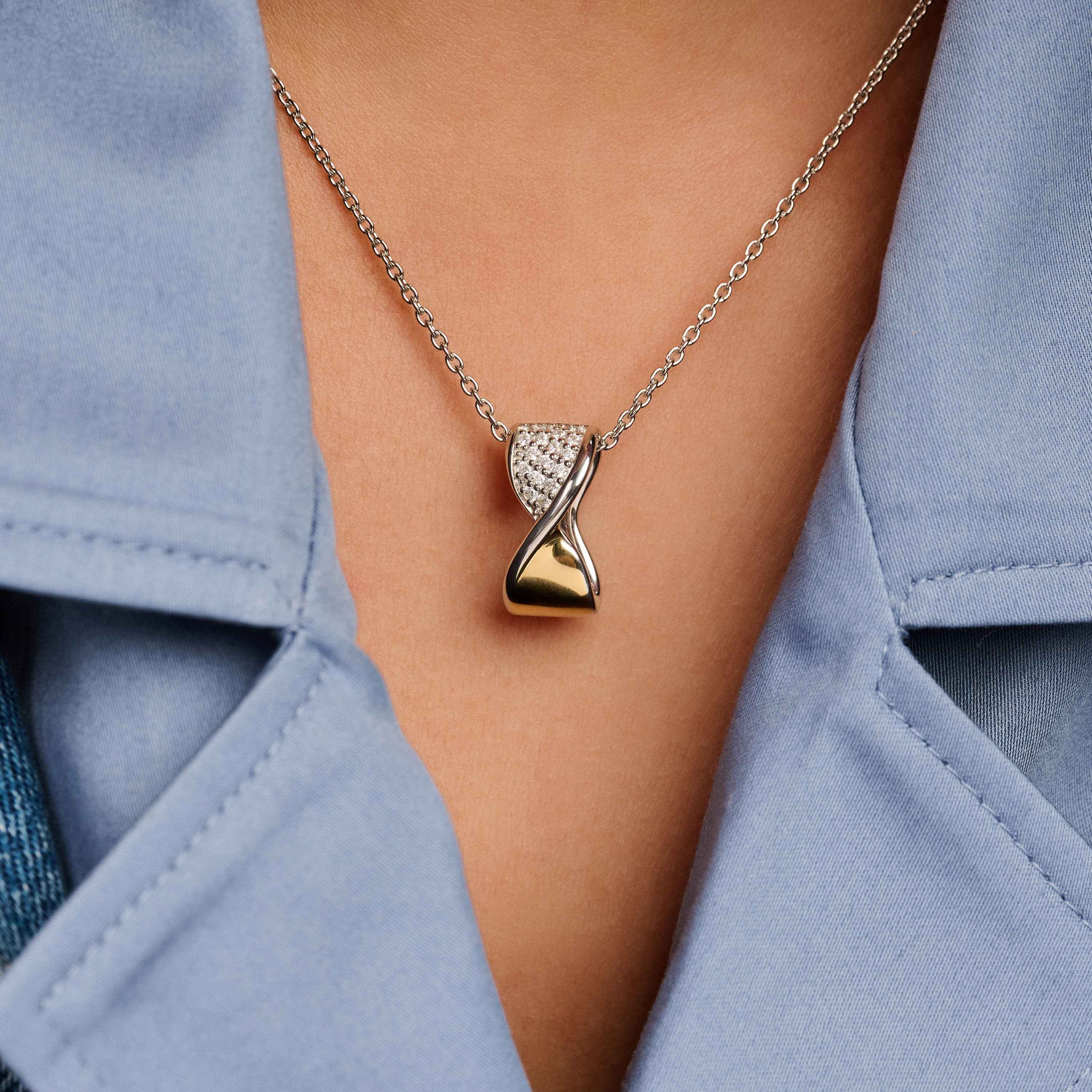 Twisted Zirkonia Ketting - Image 8