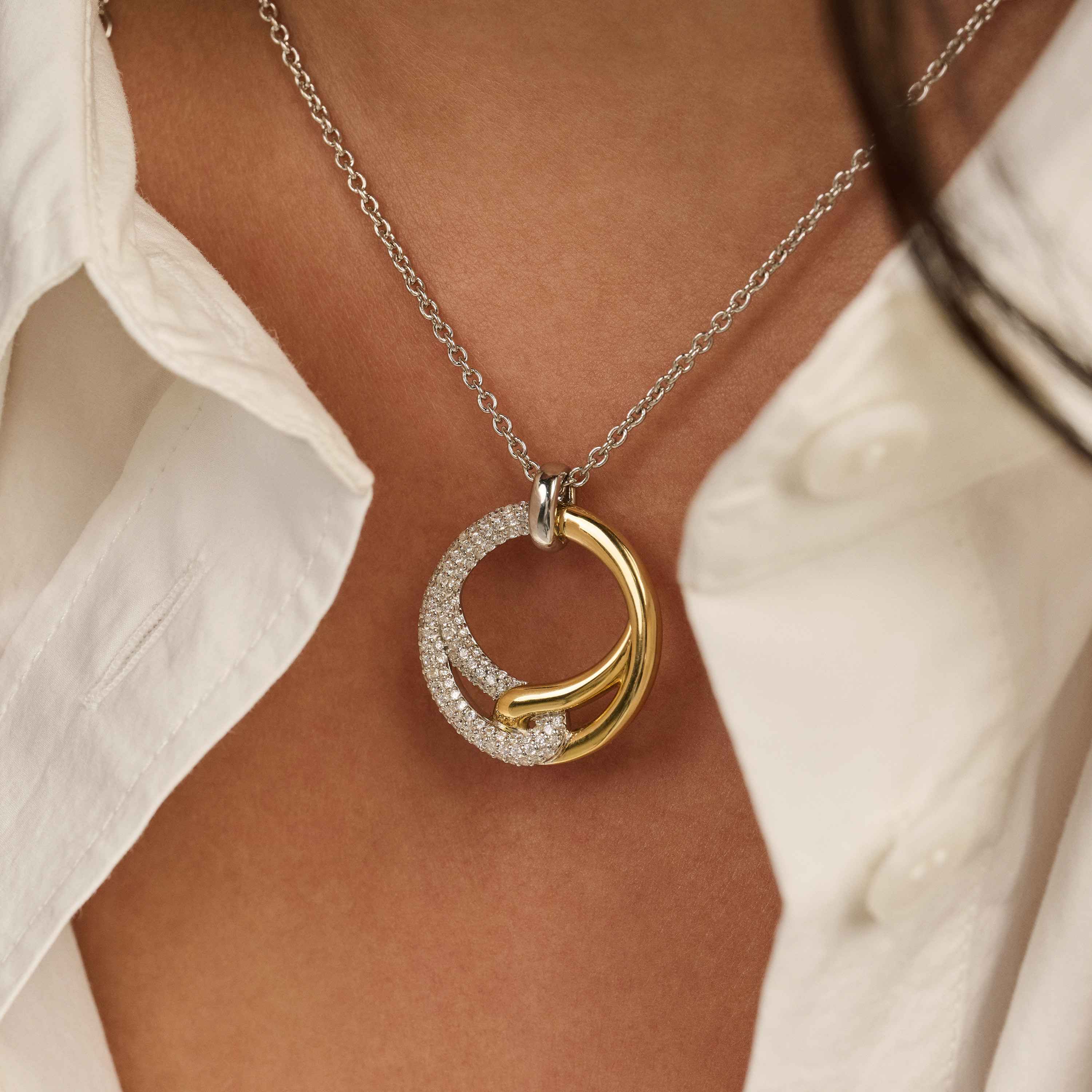 Connected Zirkonia Ketting - Image 7