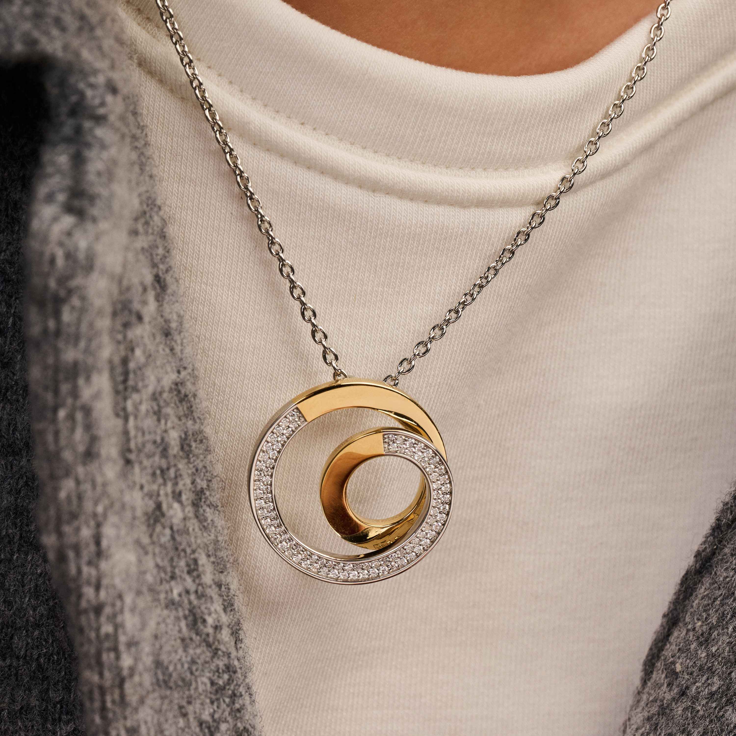 Connected Zirkonia Ketting - Image 9