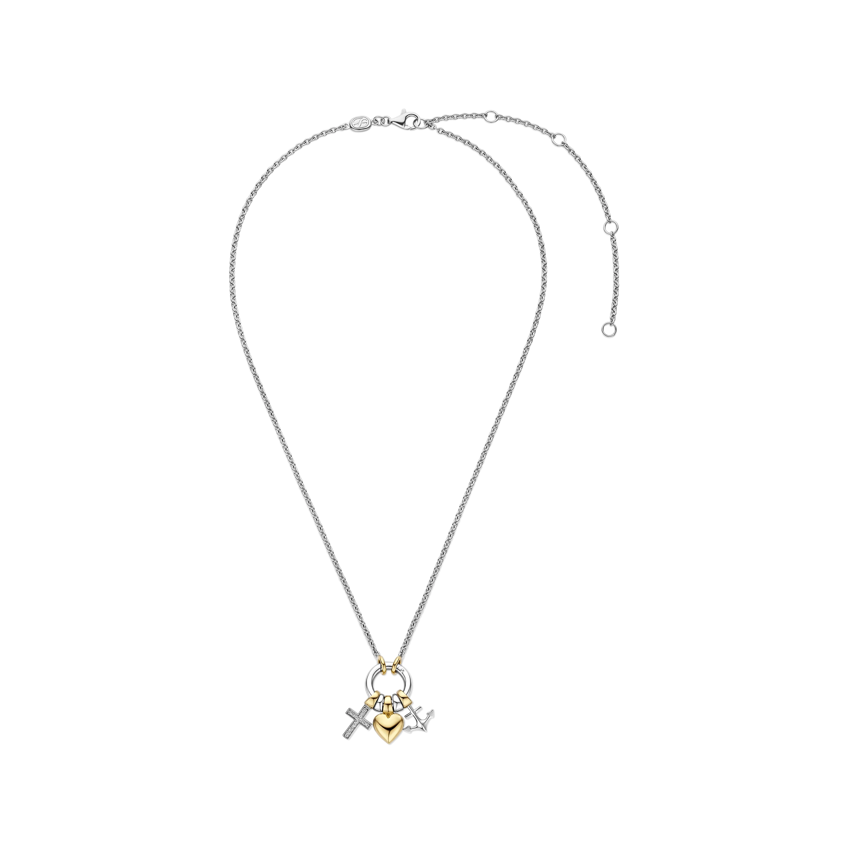 Love Faith Hope Charm Ketting - Image 4