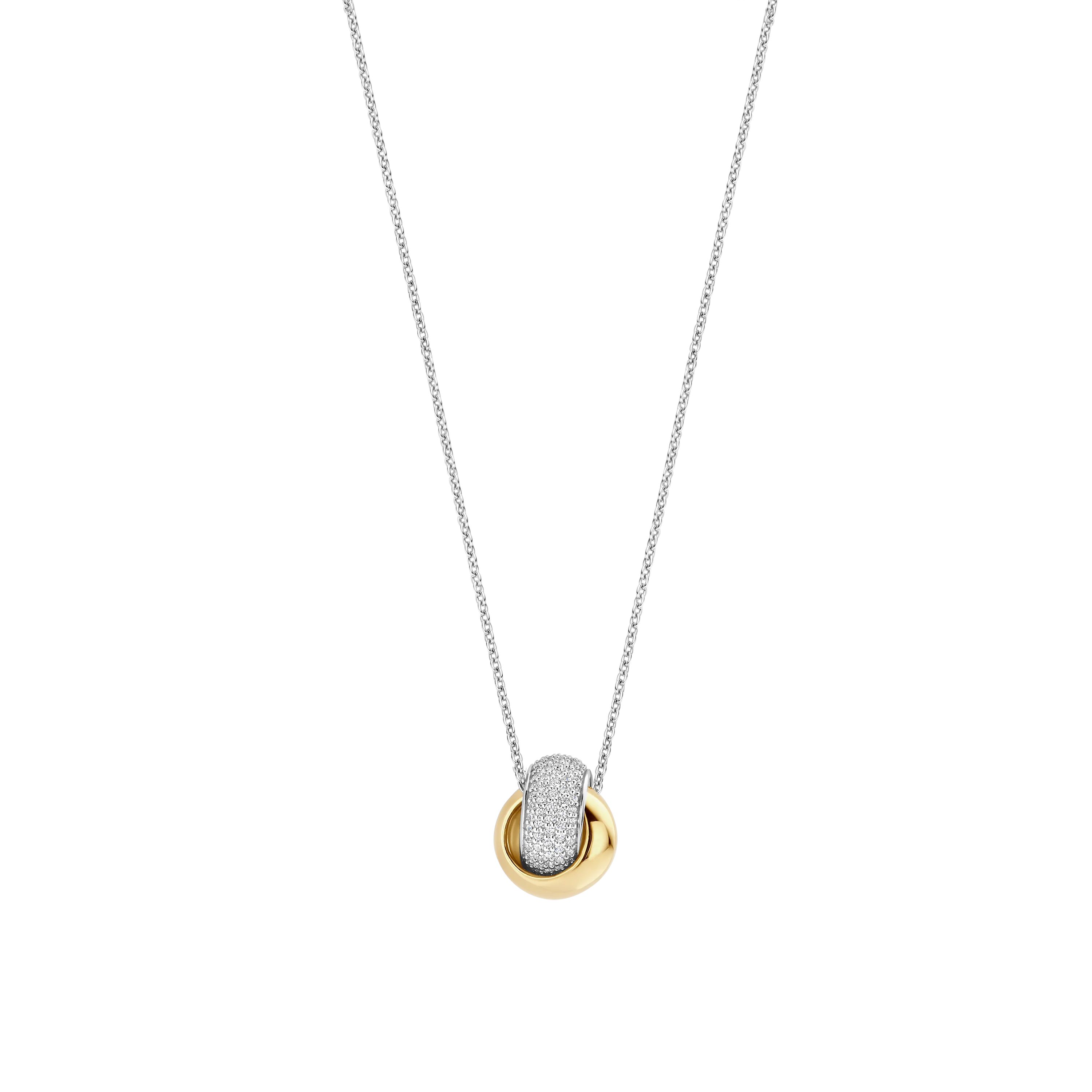 Bold Zirkonia Crossover Ketting - Image 2