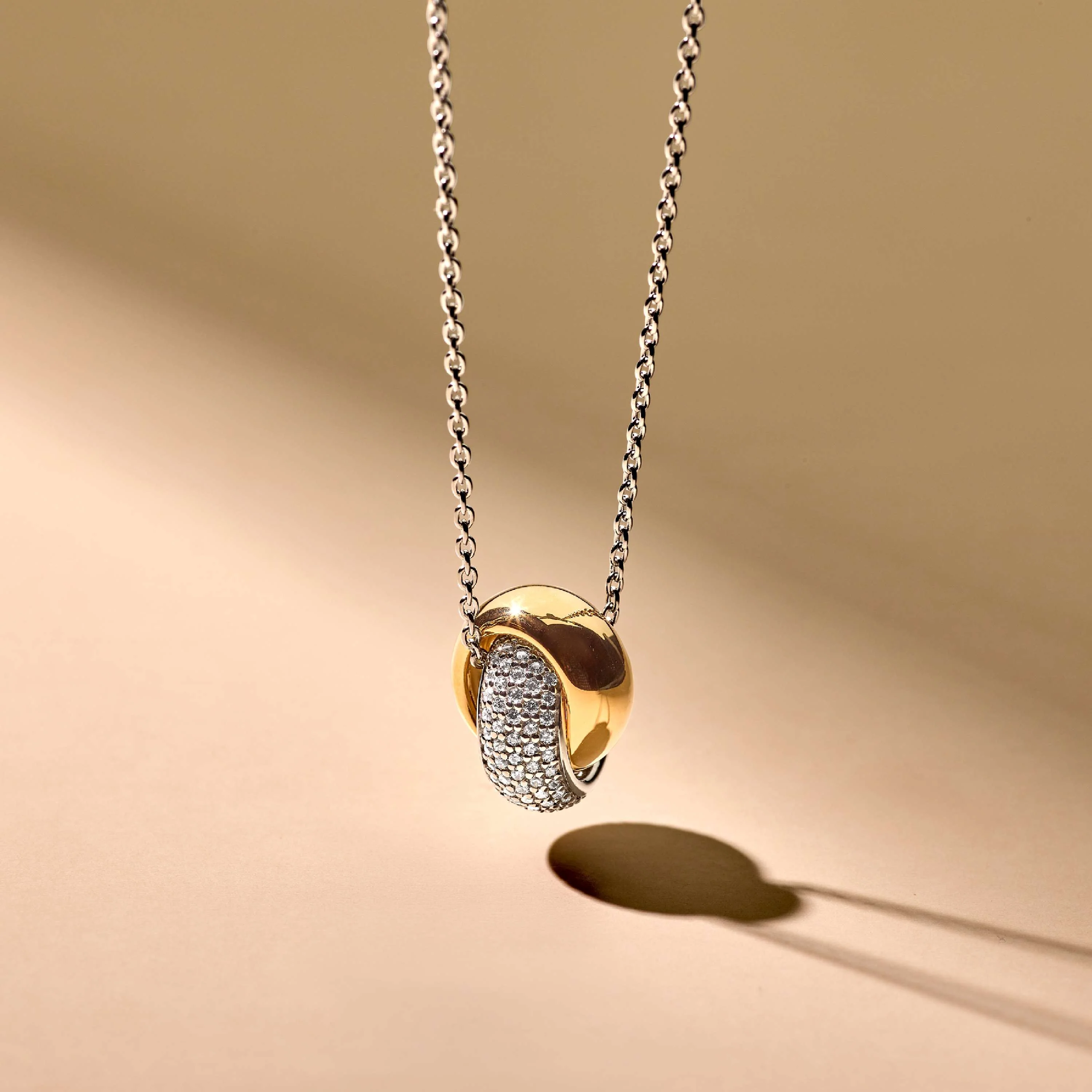 Bold Zirkonia Crossover Ketting - Image 8