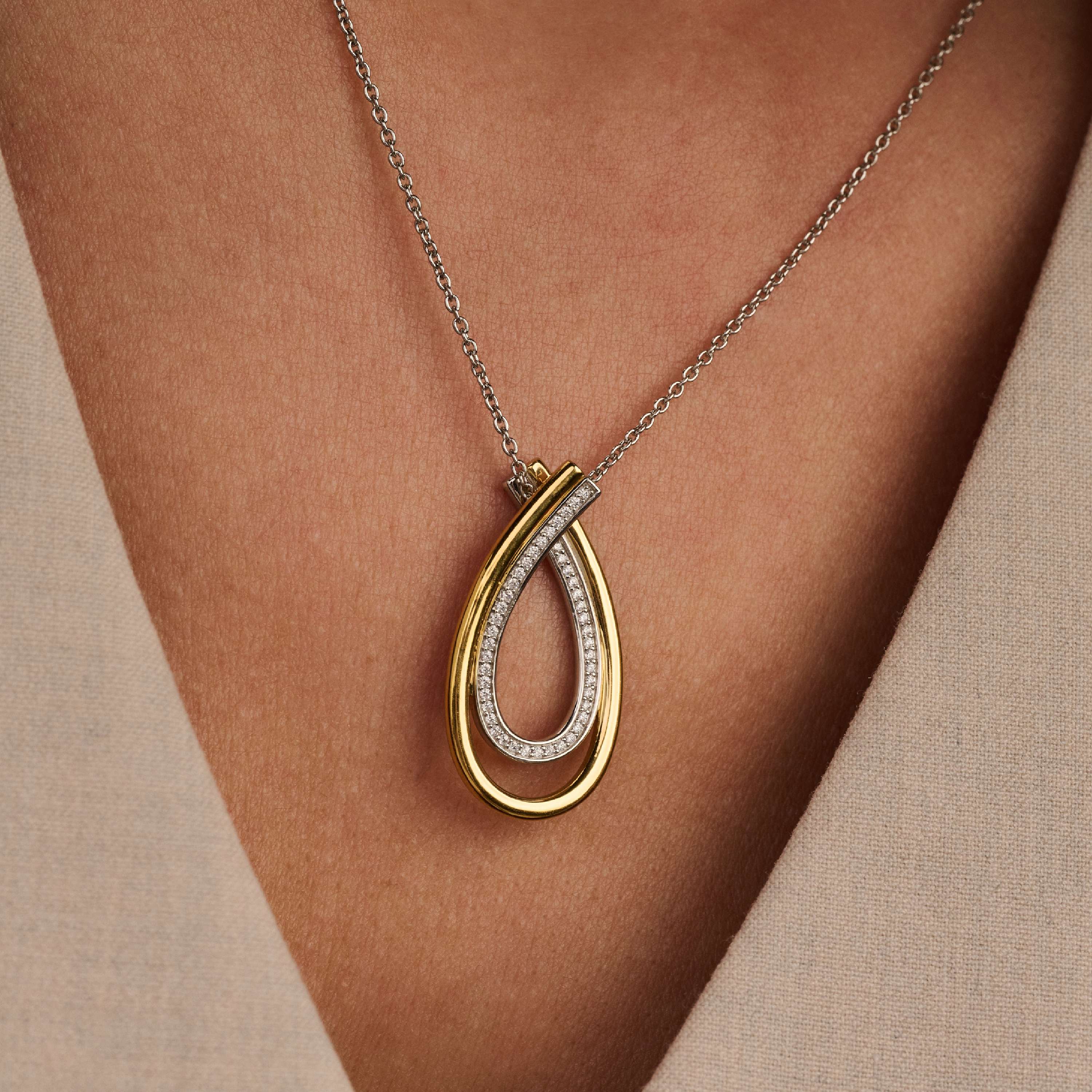 Organic Zirkonia Ketting - Image 5