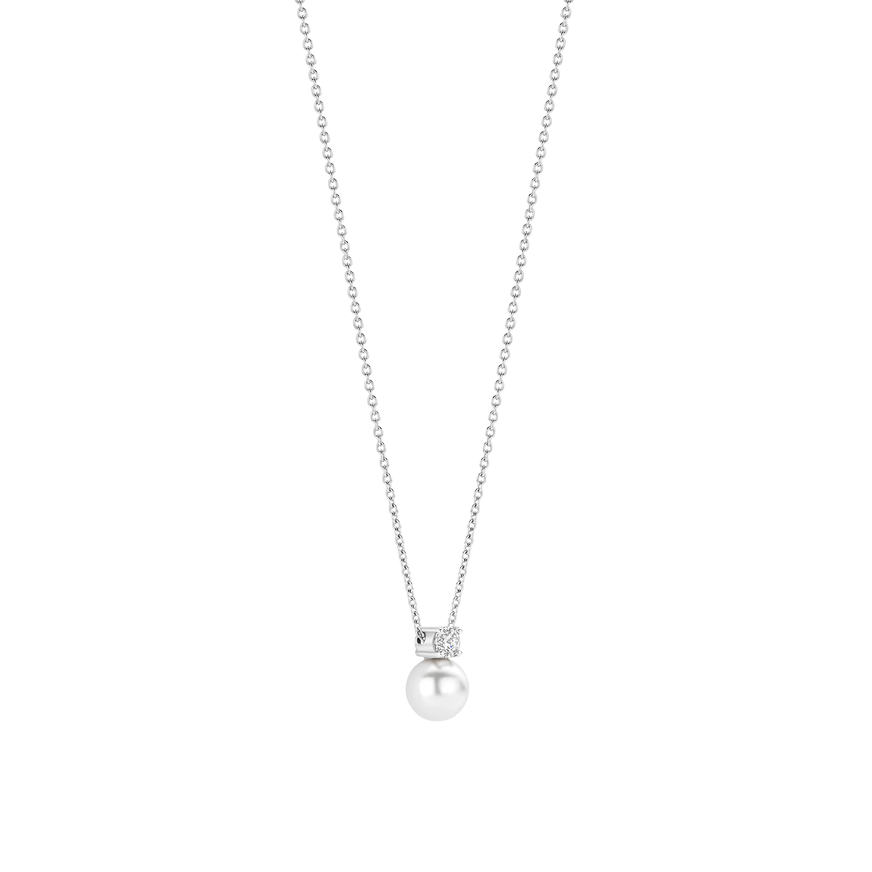 Zirkonia Parel Ketting - Image 2