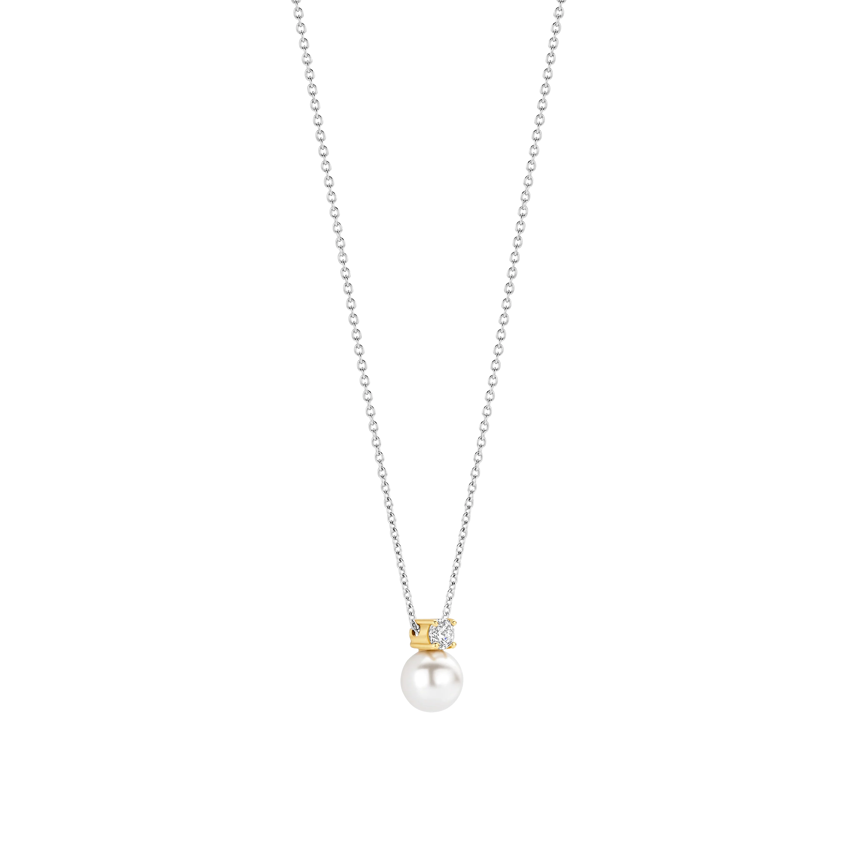 Zirkonia Parel Ketting - Image 2