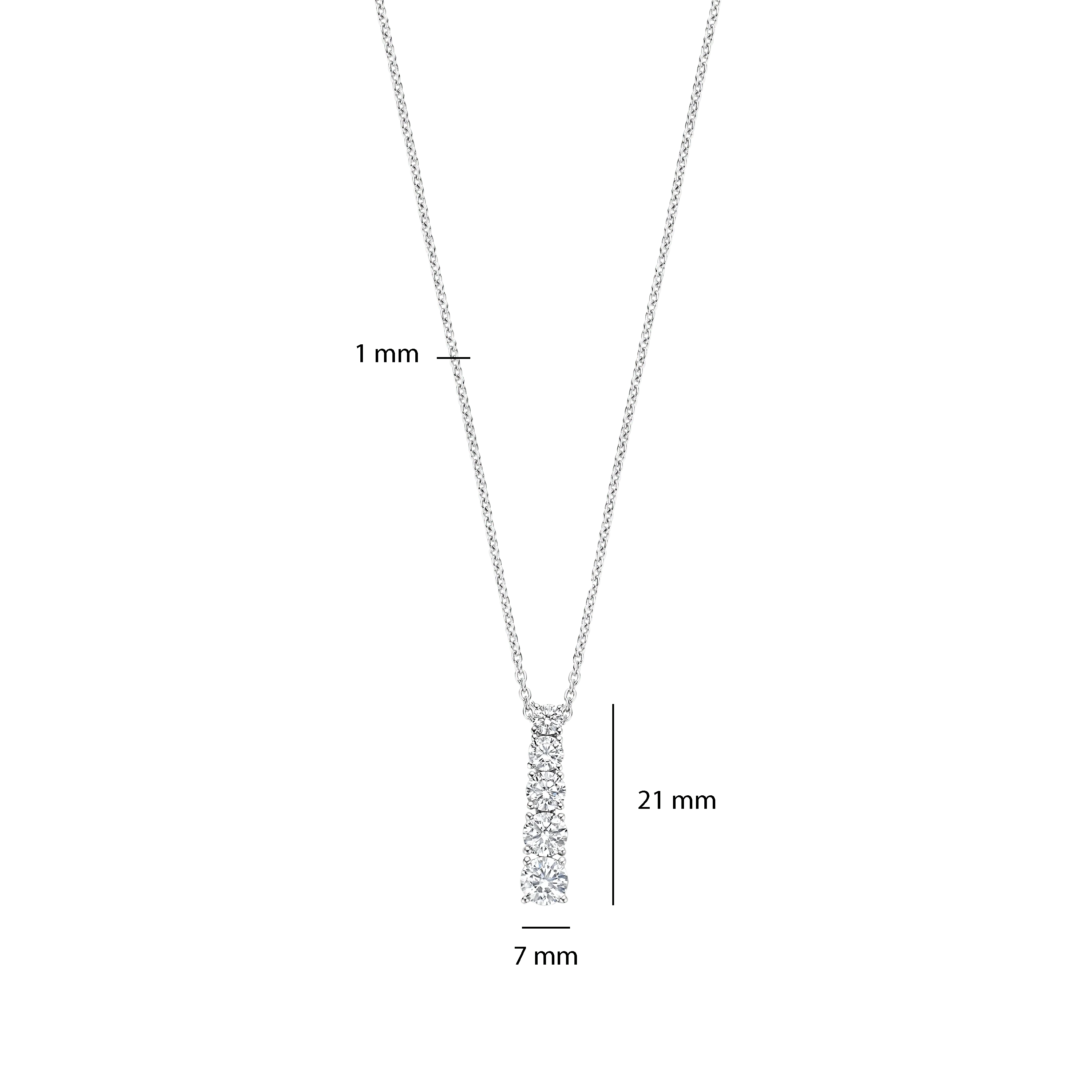 Vertical Zirkonia Ketting - Image 4