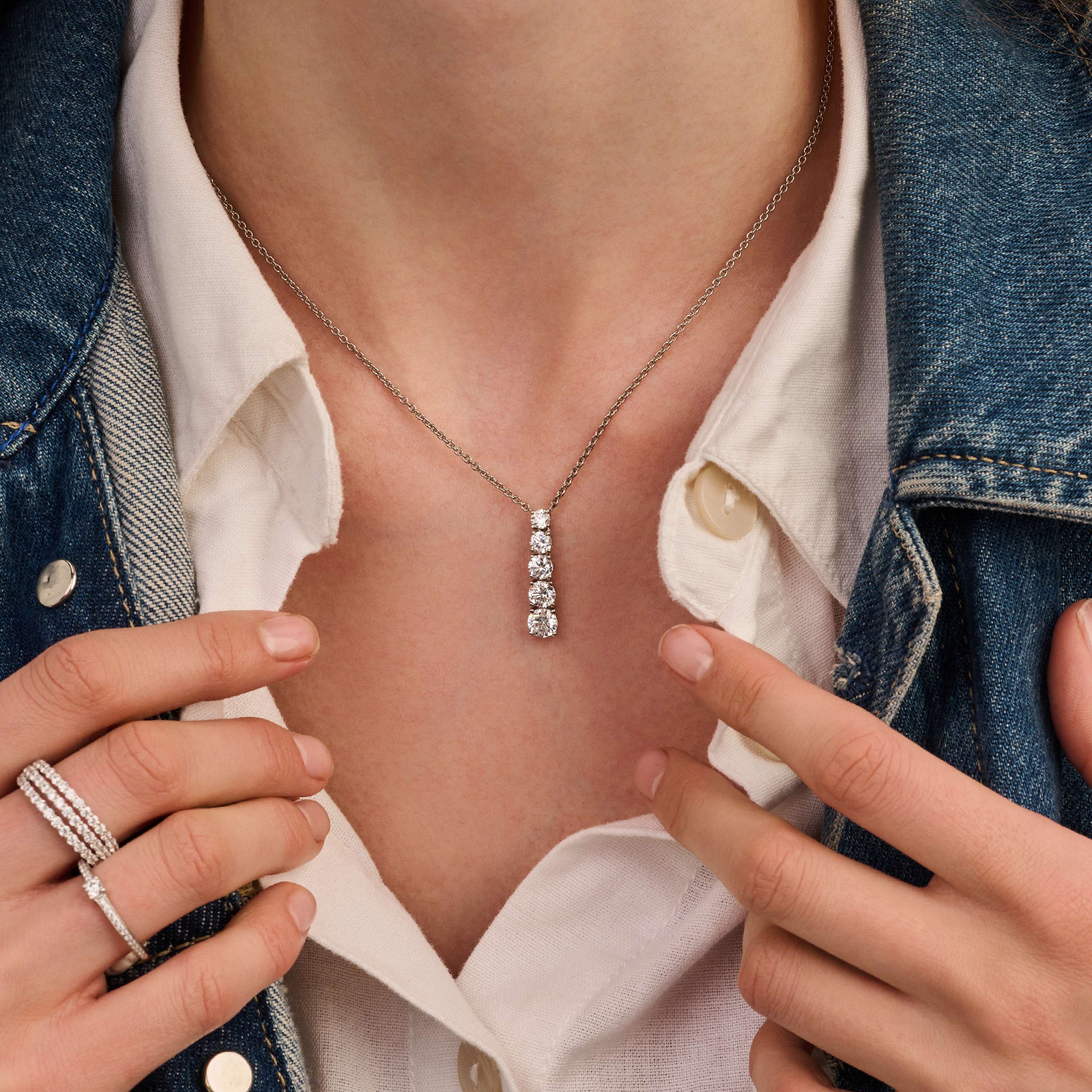 Vertical Zirkonia Ketting - Image 6
