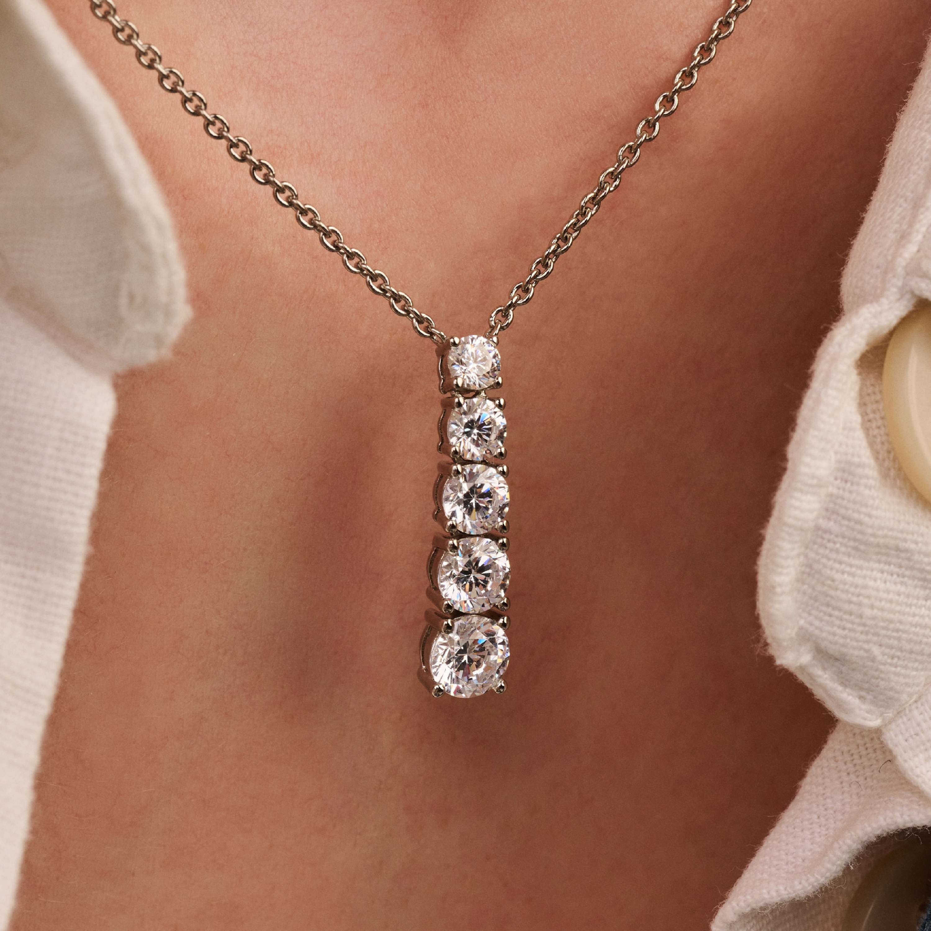Vertical Zirkonia Ketting - Image 7