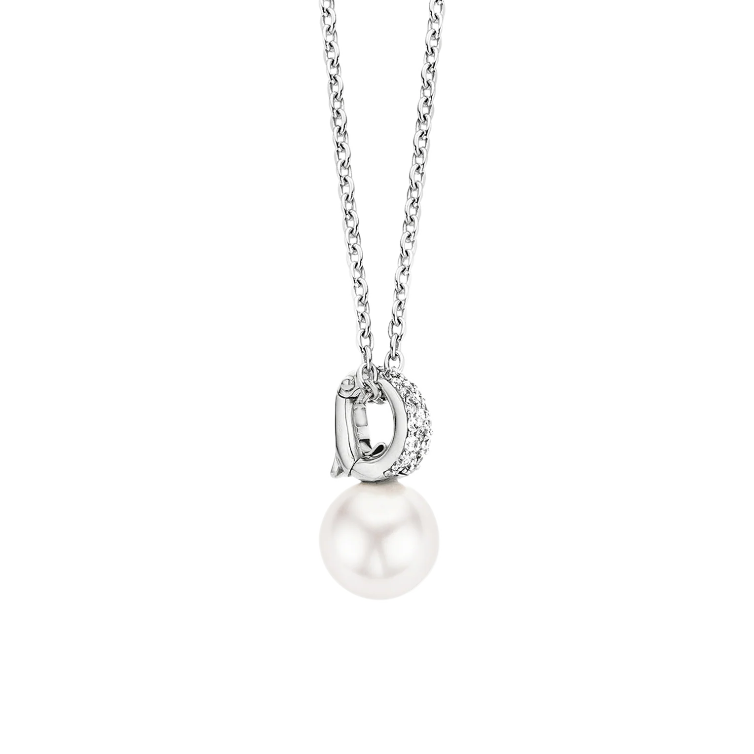 Zirkonia Parel Ketting - Image 4
