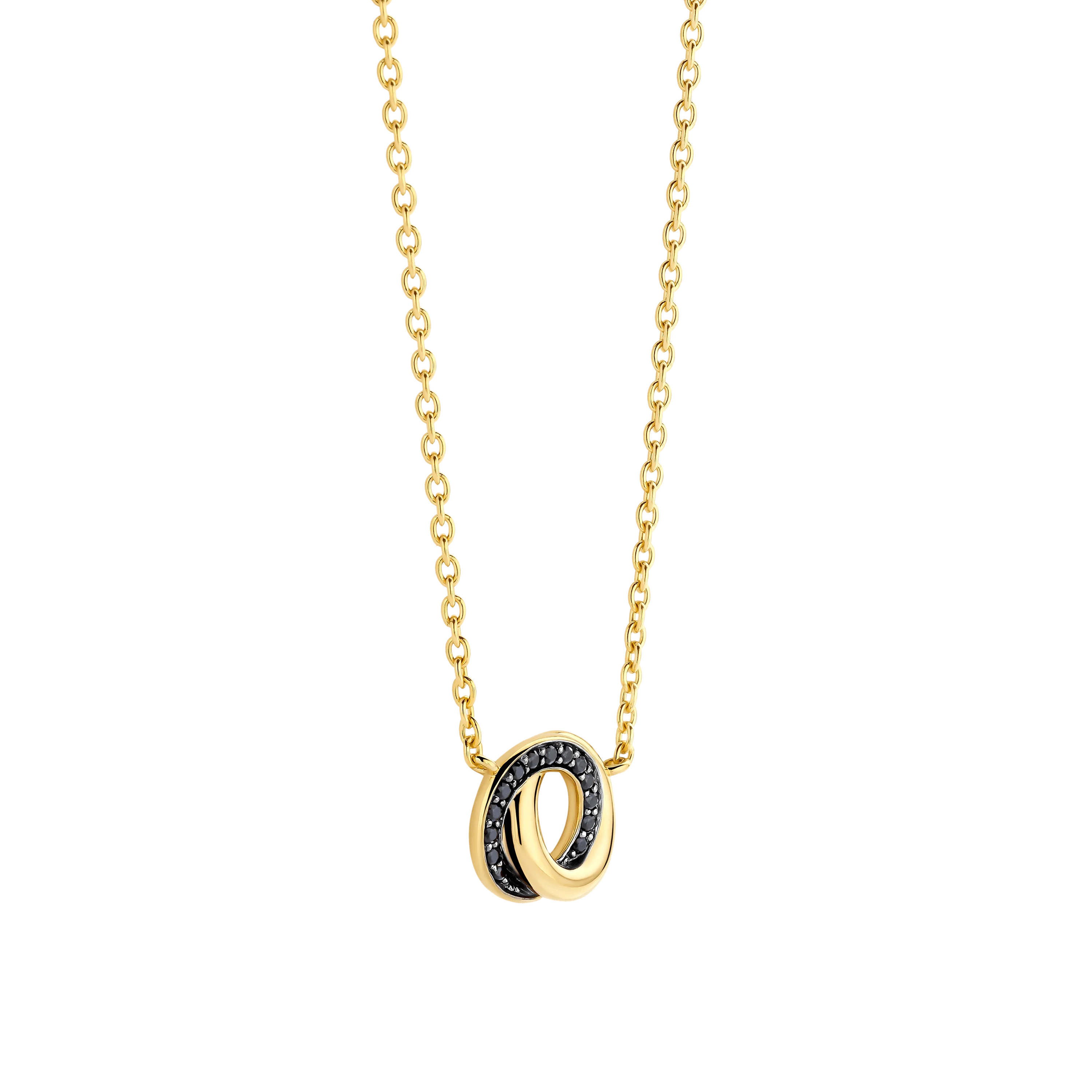 Forever Connected Zwarte Zirkonia Ketting - Image 2