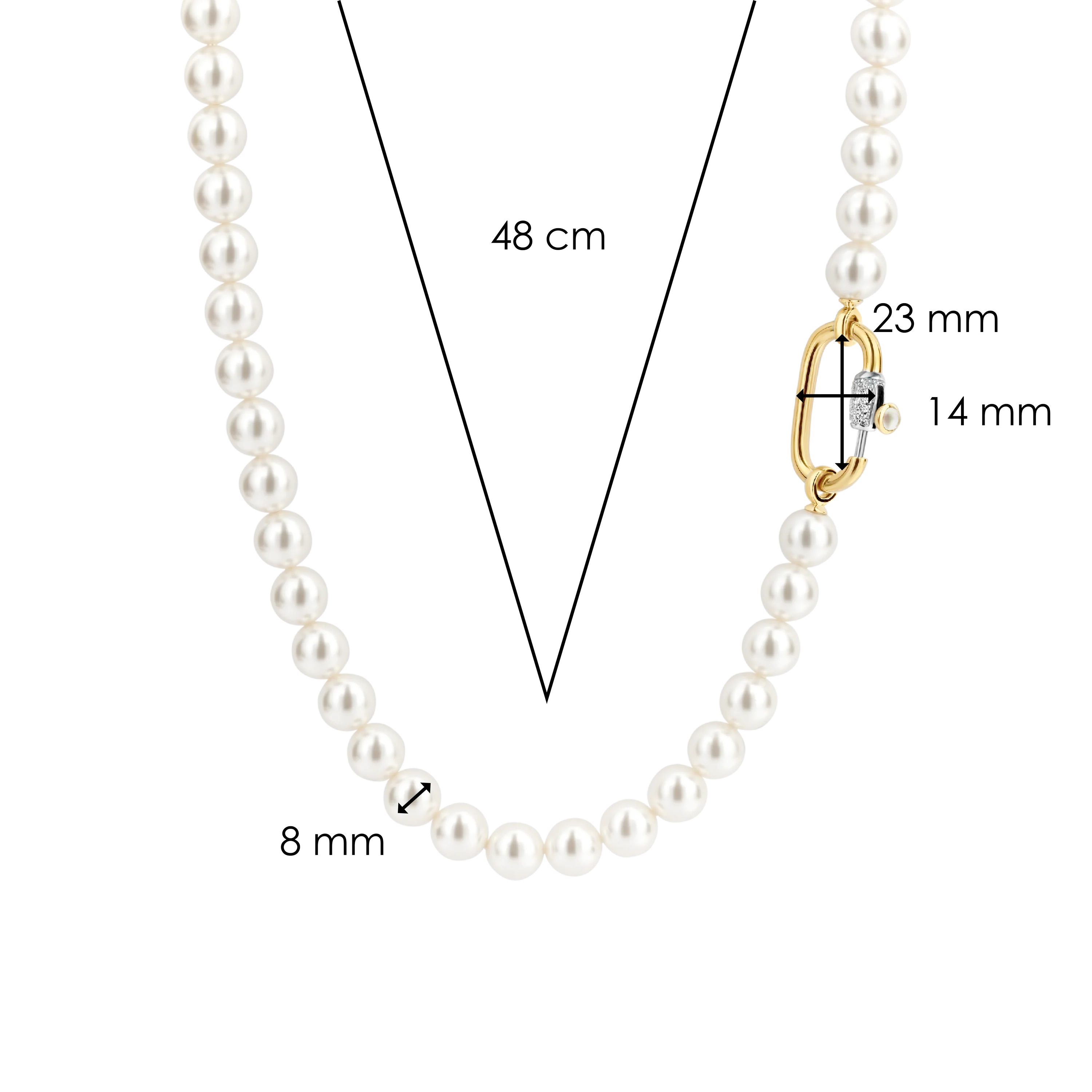 Parel Ketting met schakel - Image 5