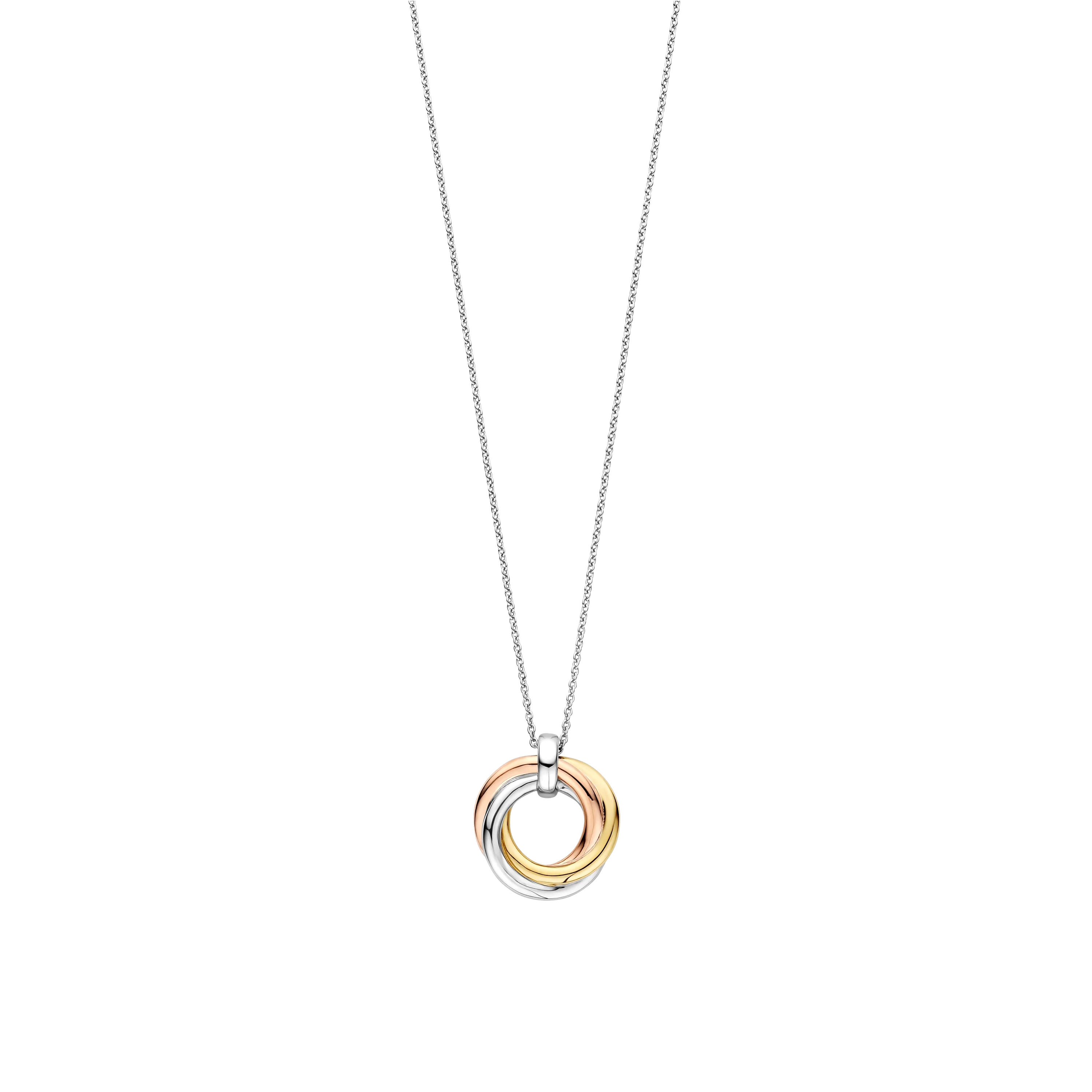 Tricolor Twisted Cirkel Ketting - Image 3