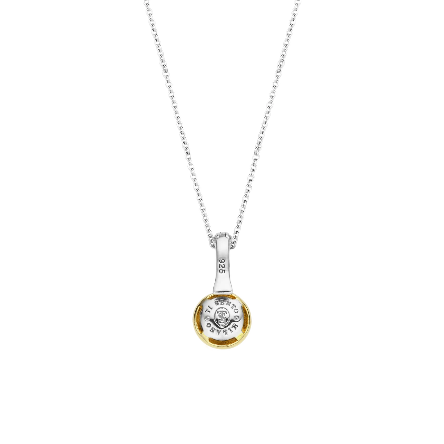 Classic Ronde Zirkonia Ketting met hanger - Image 3