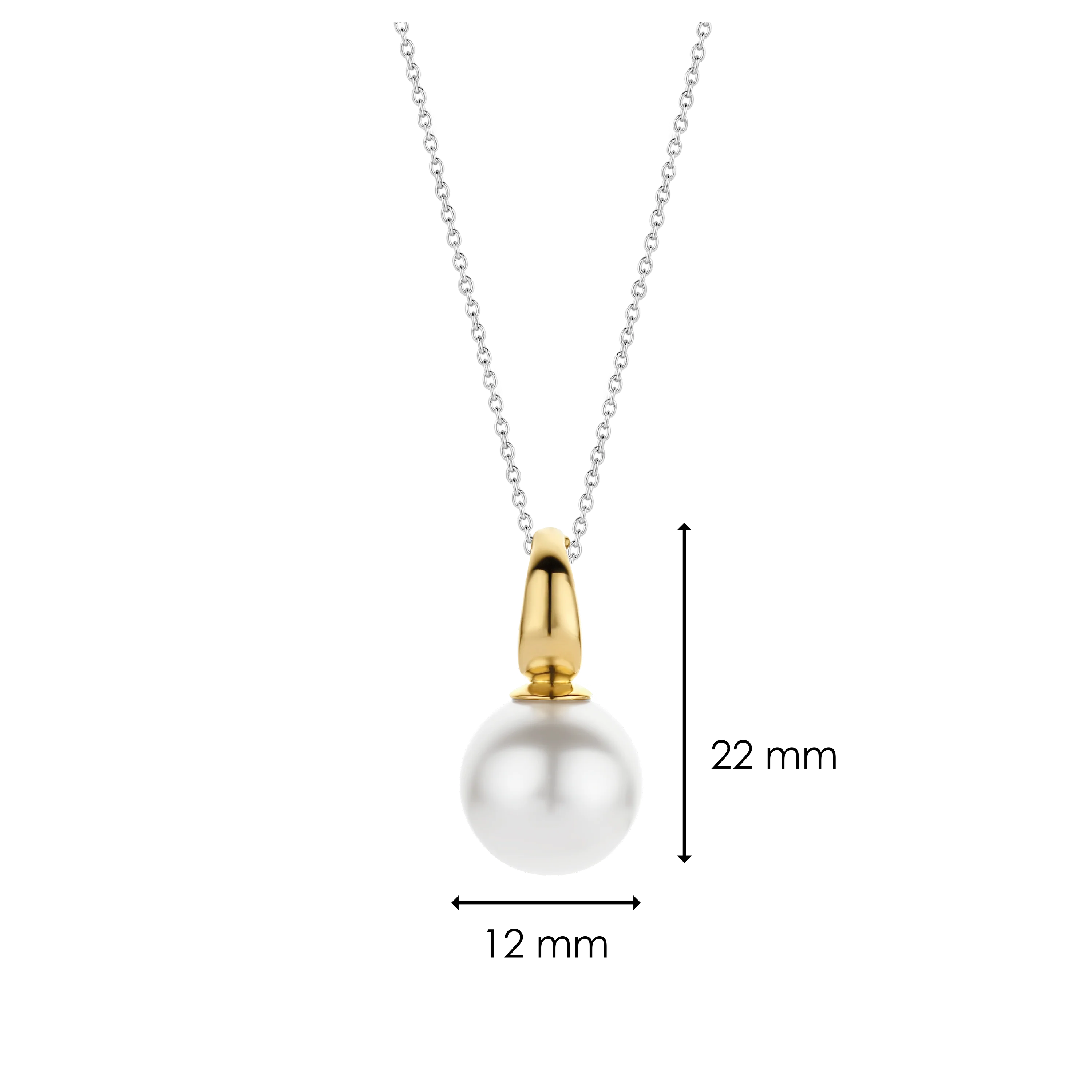 Ketting met Parel hanger 12mm - Image 6