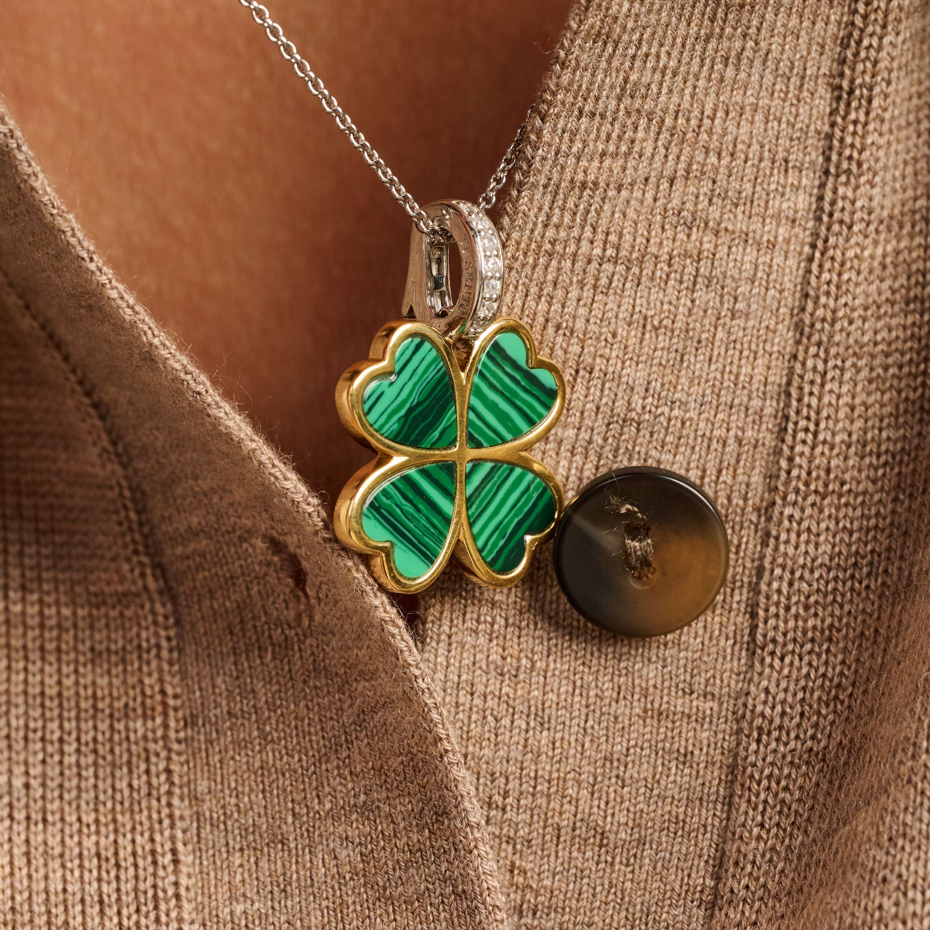 Klaver Ketting met hanger - Image 7