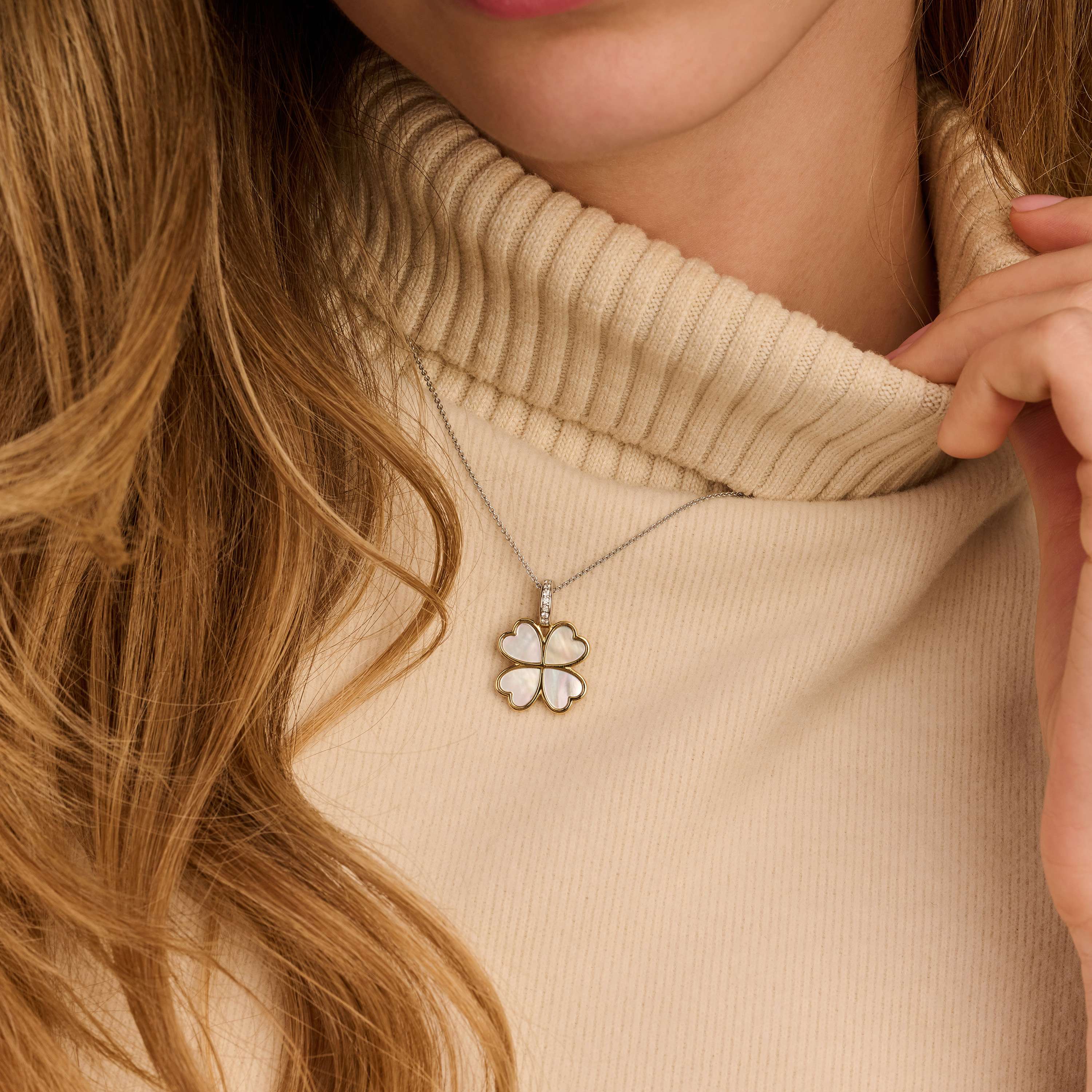 Klaver Ketting met hanger - Image 10