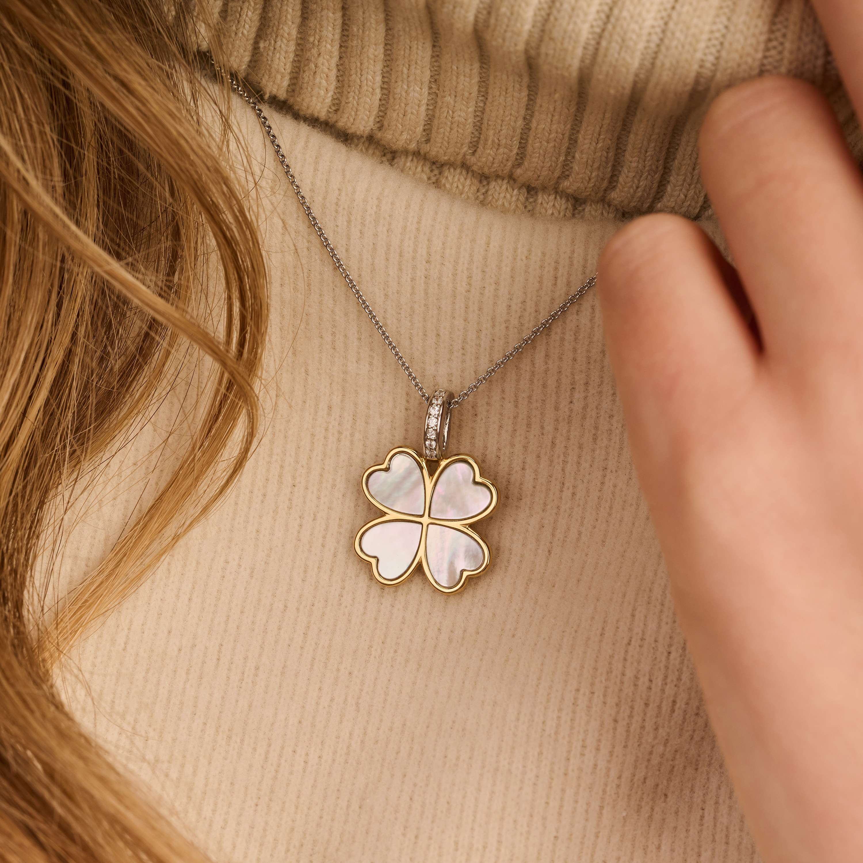Klaver Ketting met hanger - Image 11