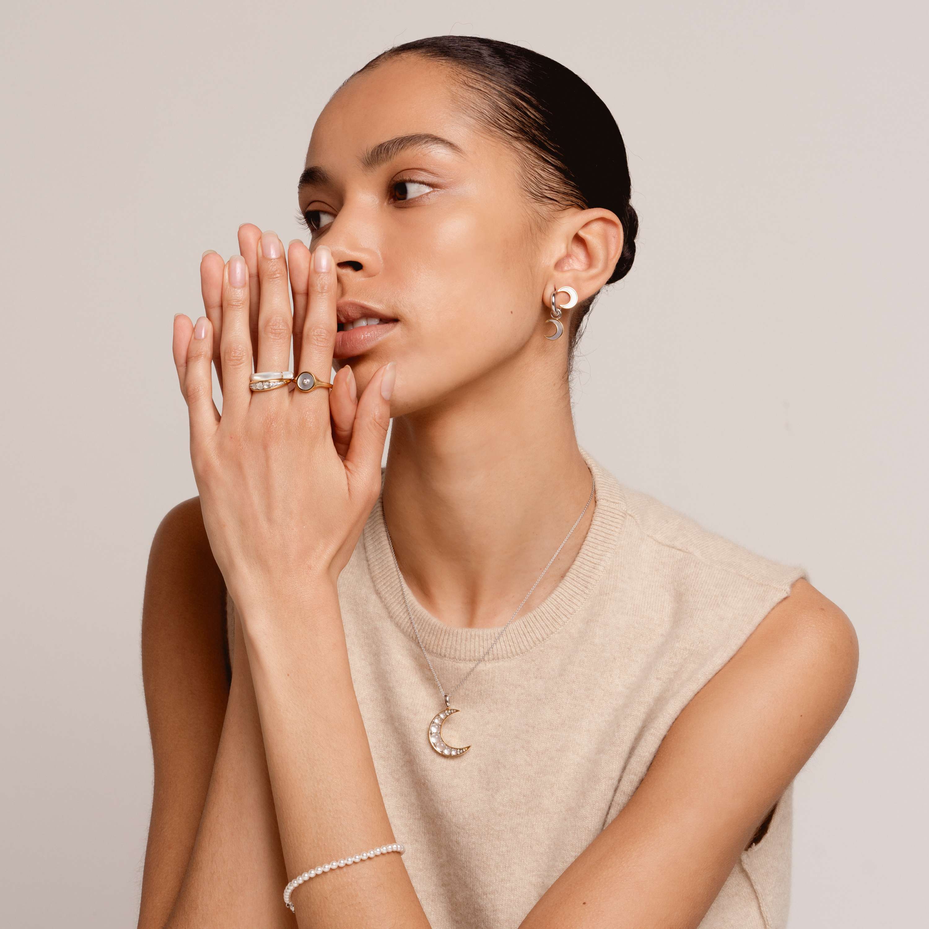 Moon Parel Ketting met hanger - Image 6