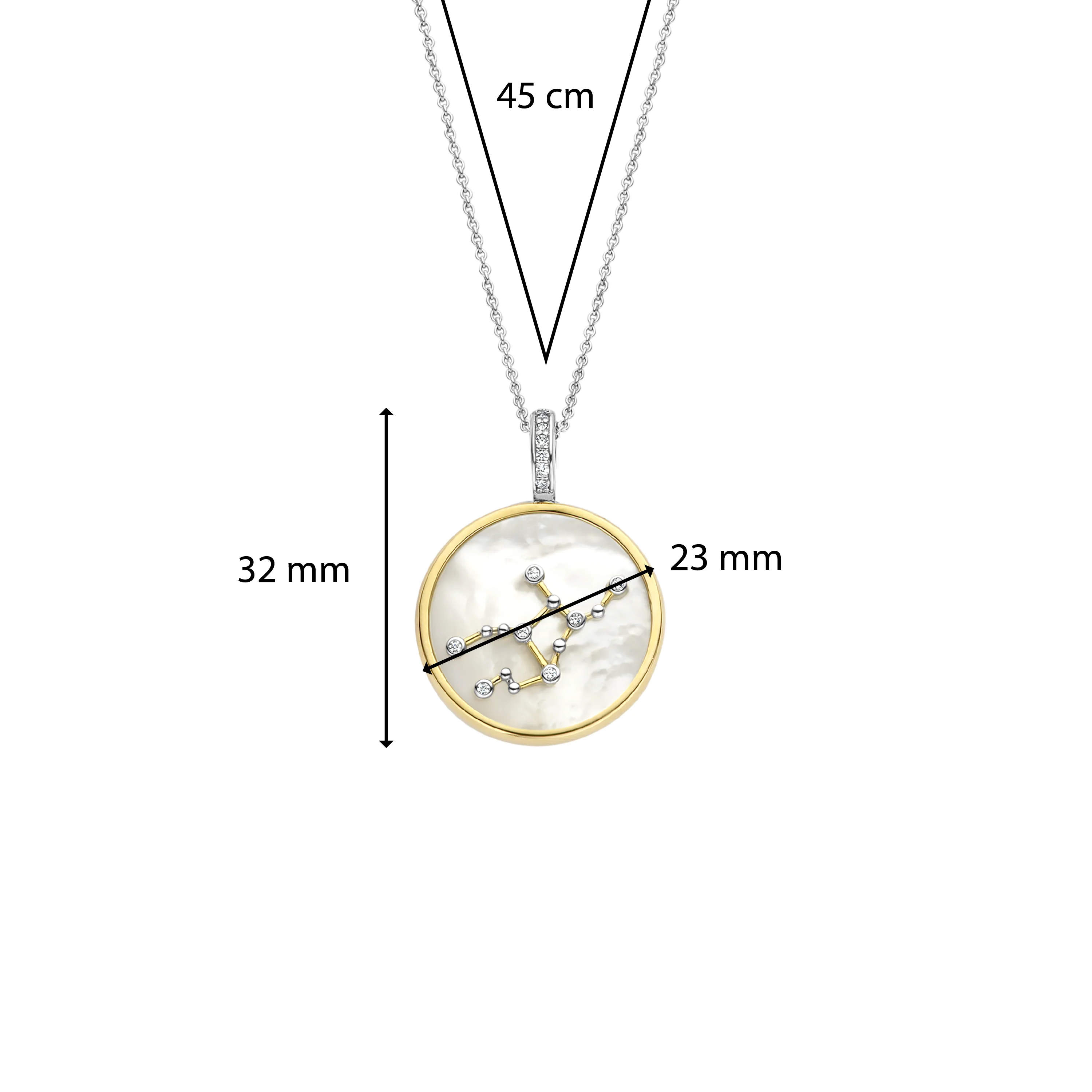 Sterrenbeeld Ketting met hanger - Maagd - Image 6