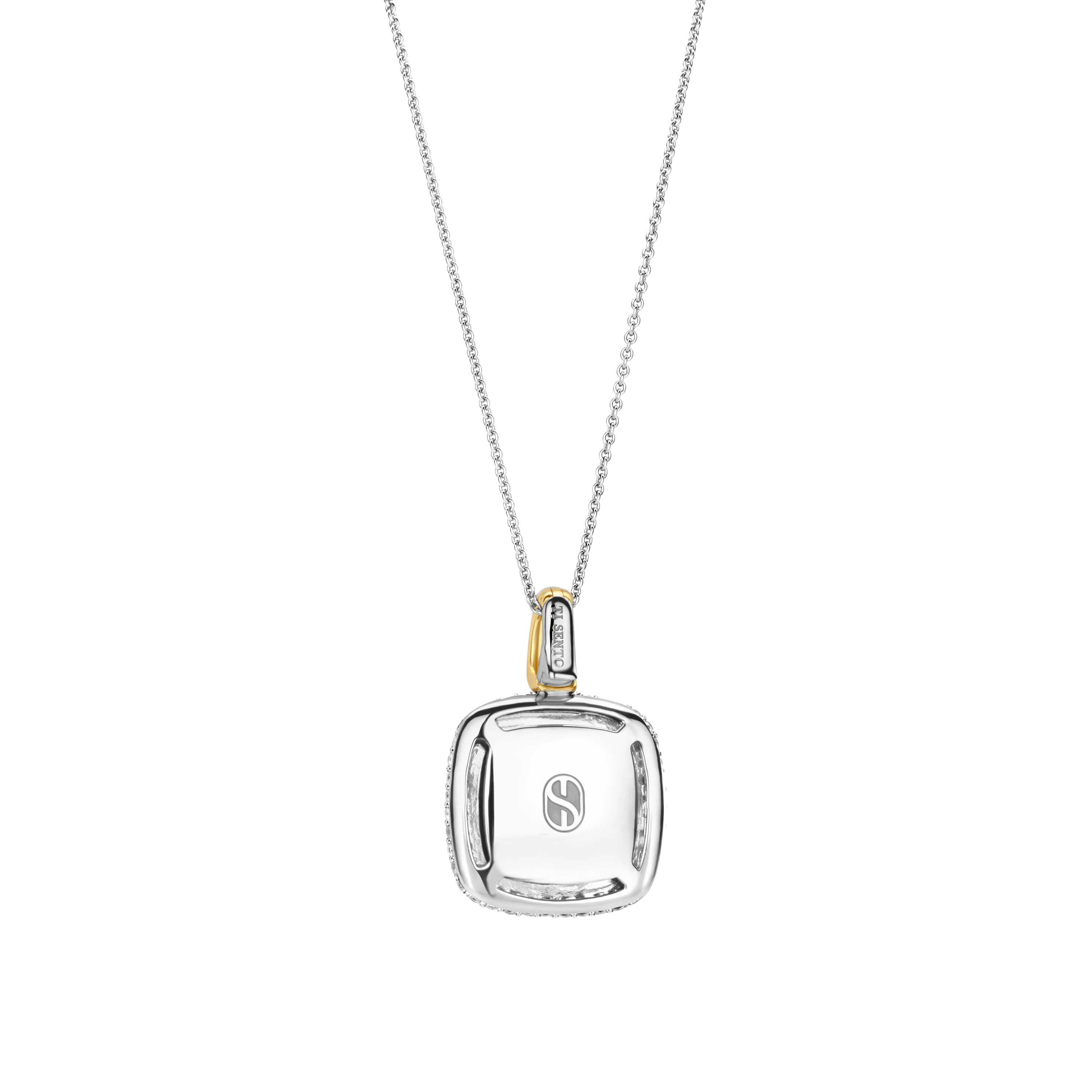 Zirkonia Cushion Parel ketting met hanger - Image 3