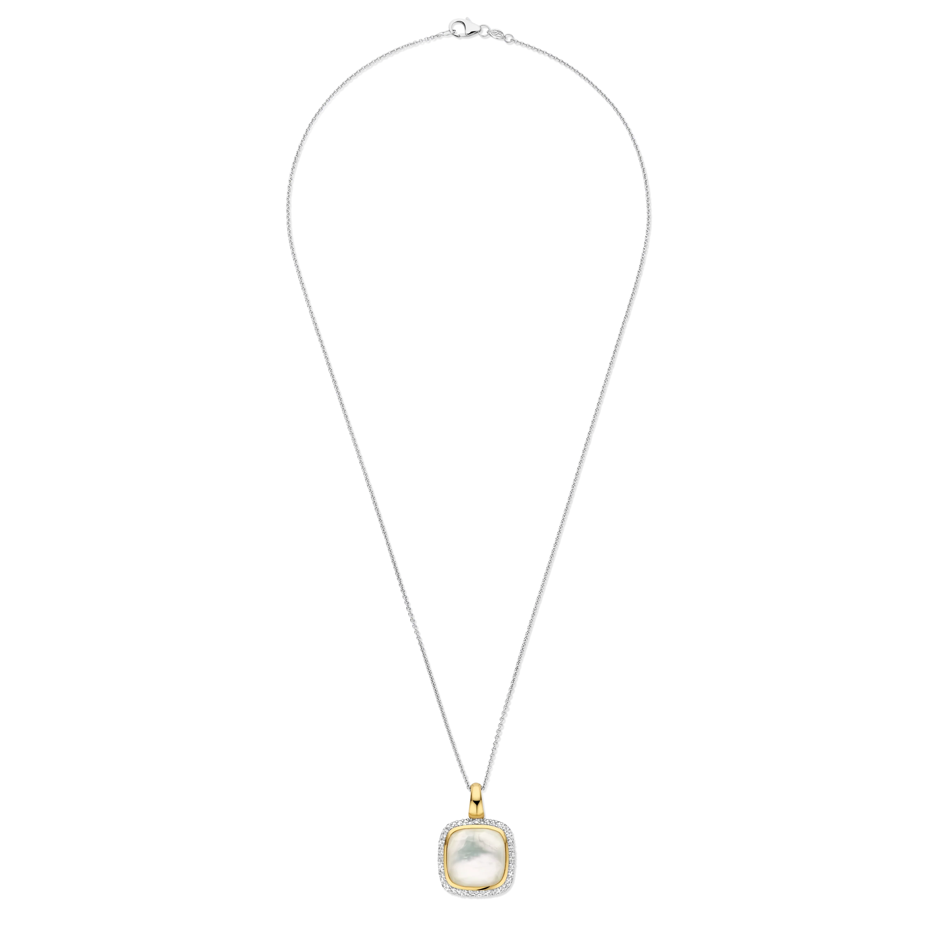 Zirkonia Cushion Parel ketting met hanger - Image 4