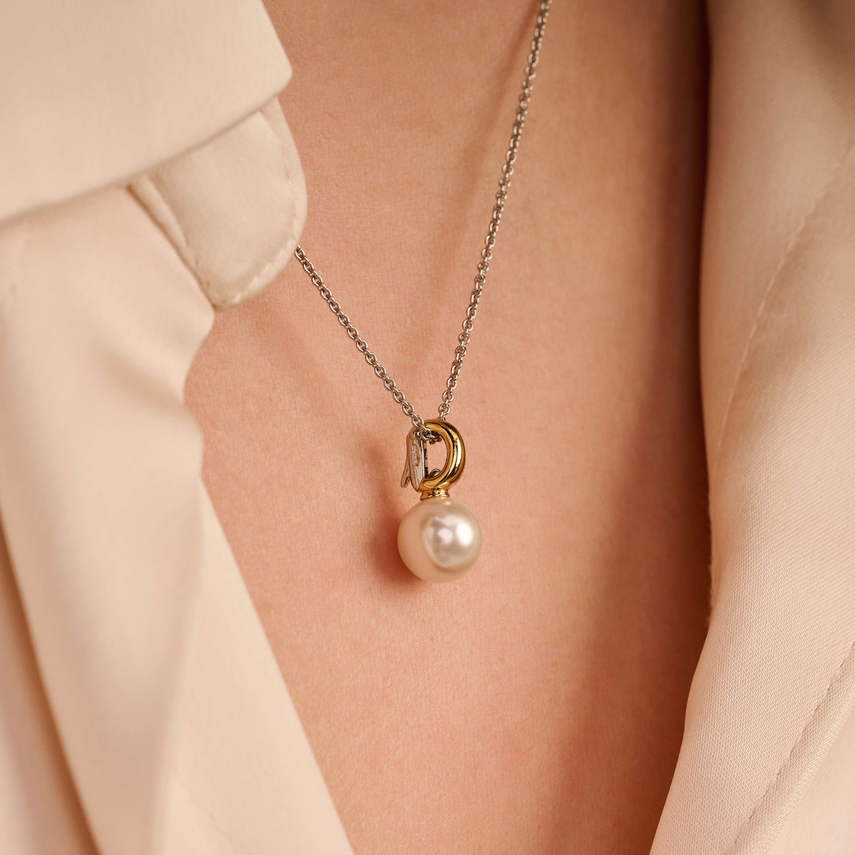 Ketting met Parel hanger 8mm - Image 7