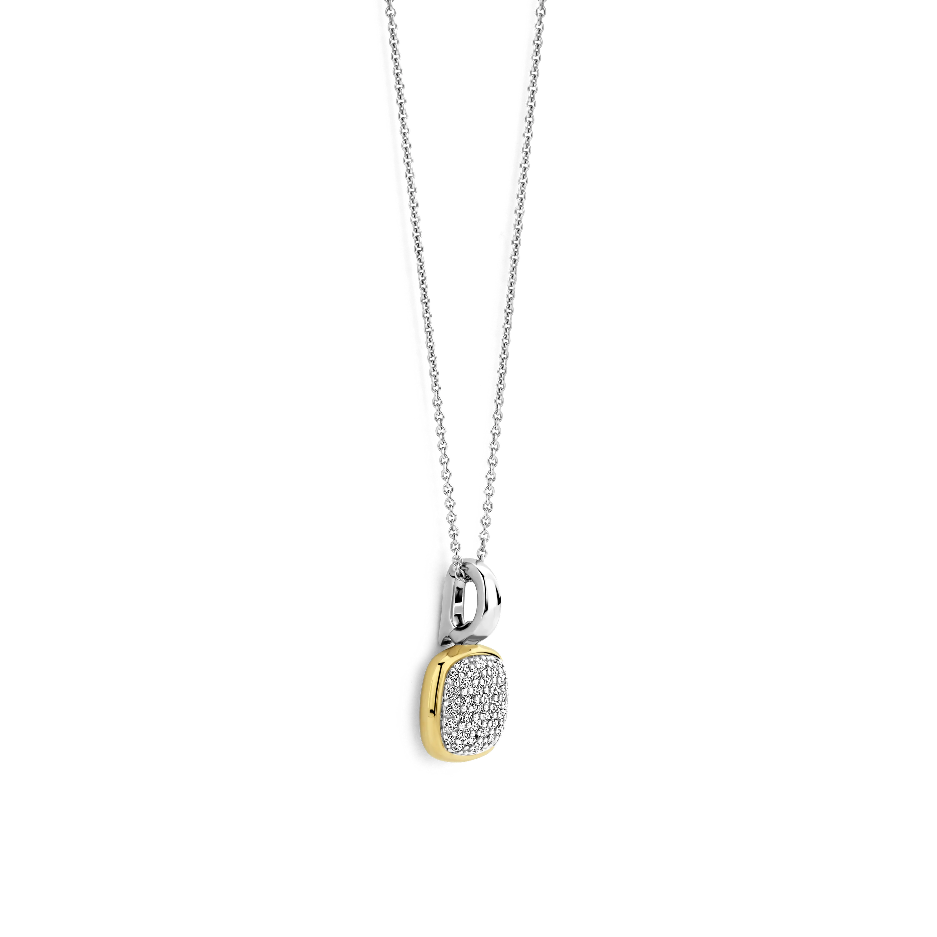 Zirkonia Cushion Ketting met hanger - Image 2