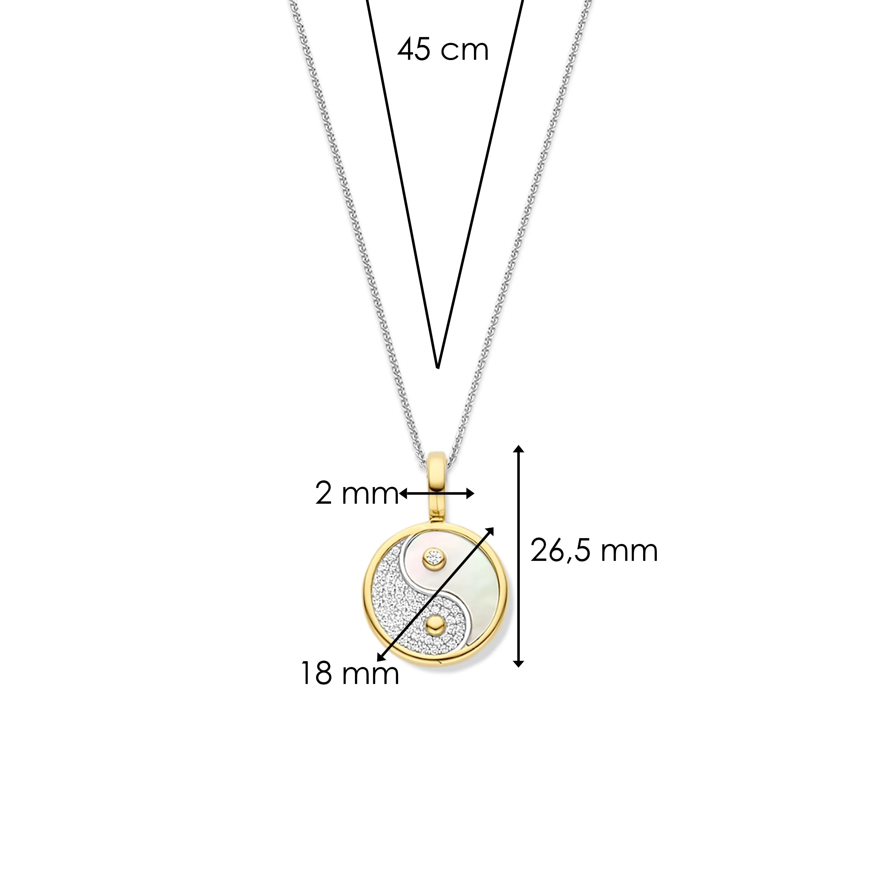 Yin Yang Ketting met hanger - Image 7