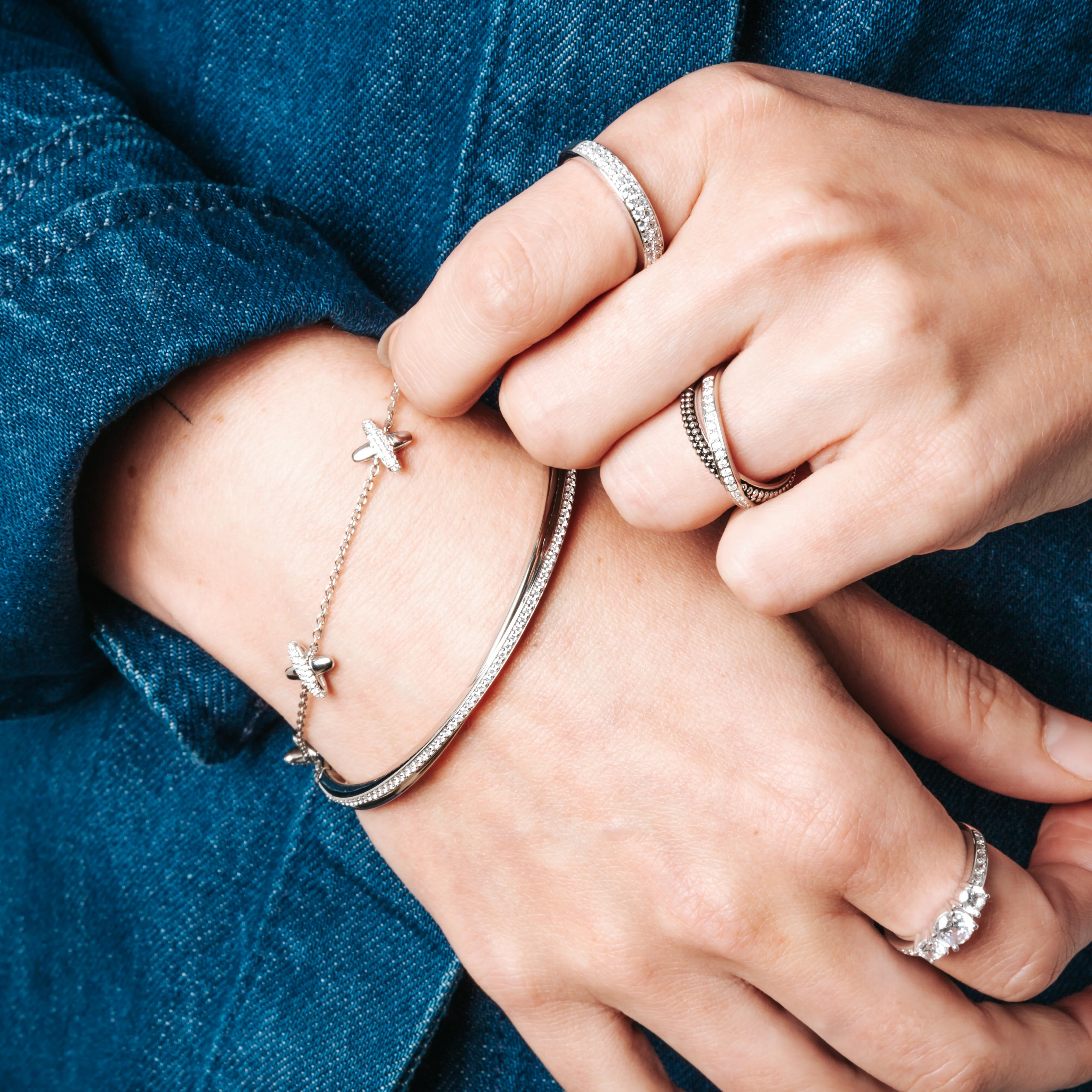 Classic Triple Zirkonia Ring - Image 4