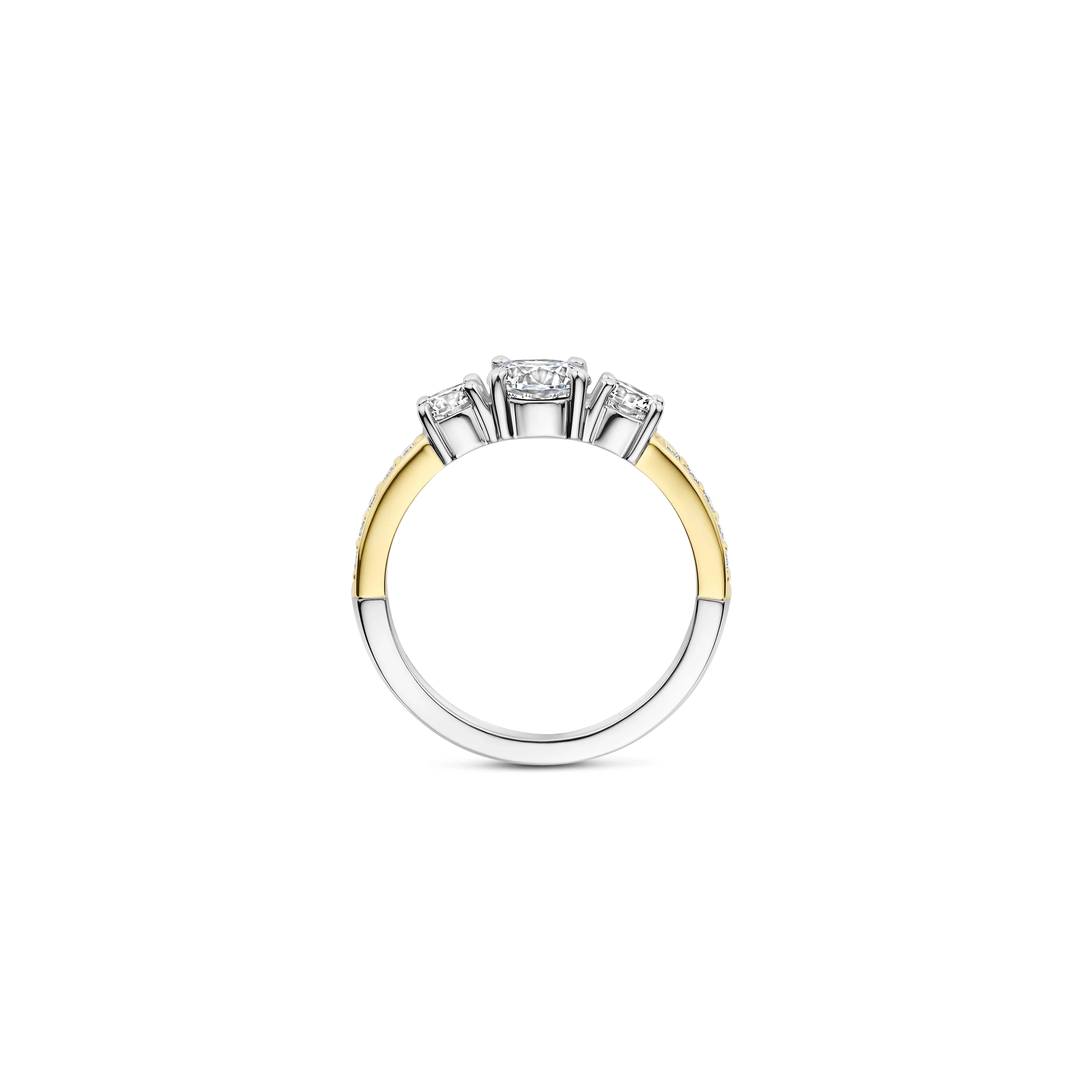 Classic Triple Zirkonia Ring - Image 3