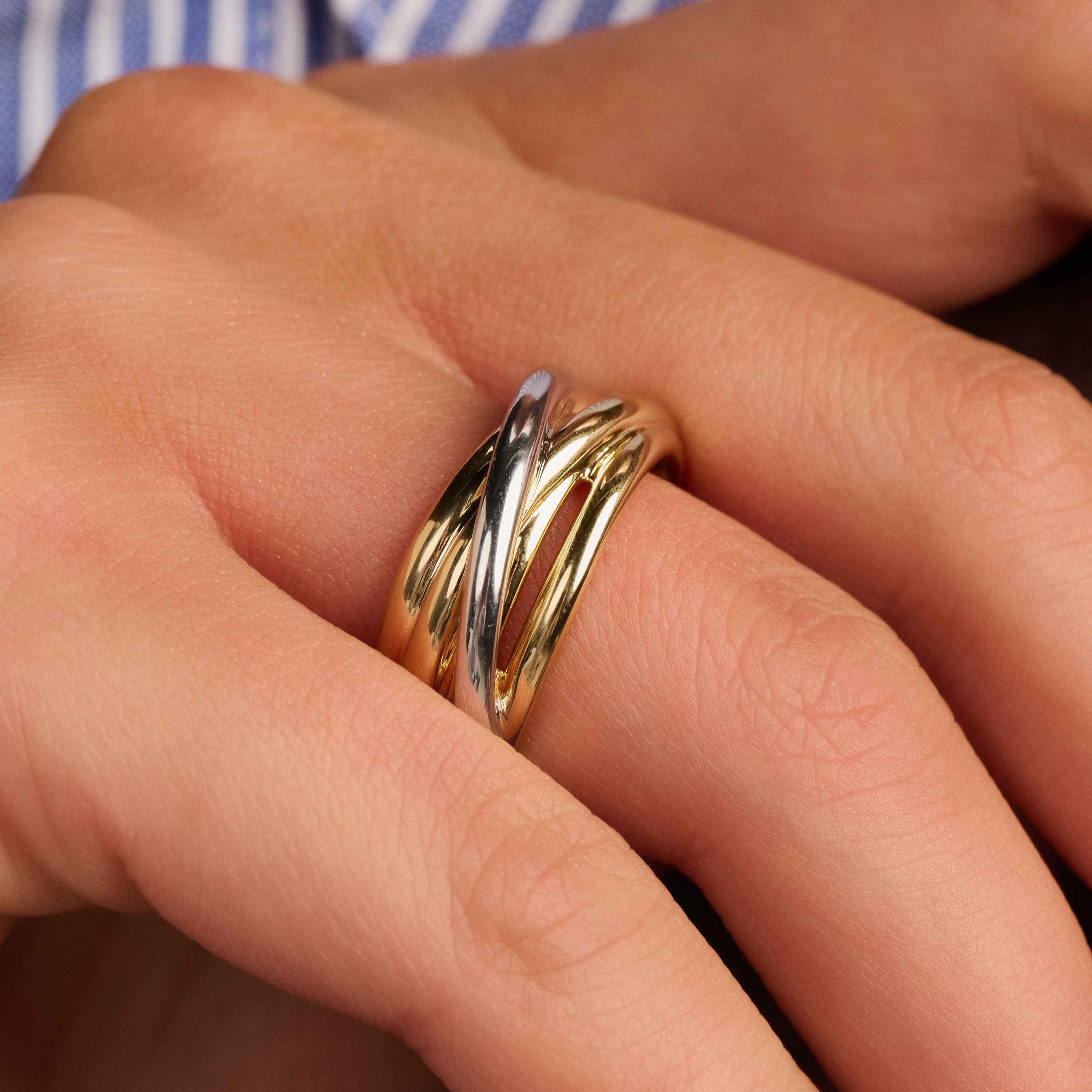 Bicolor Crossover Ring - M model - Image 6