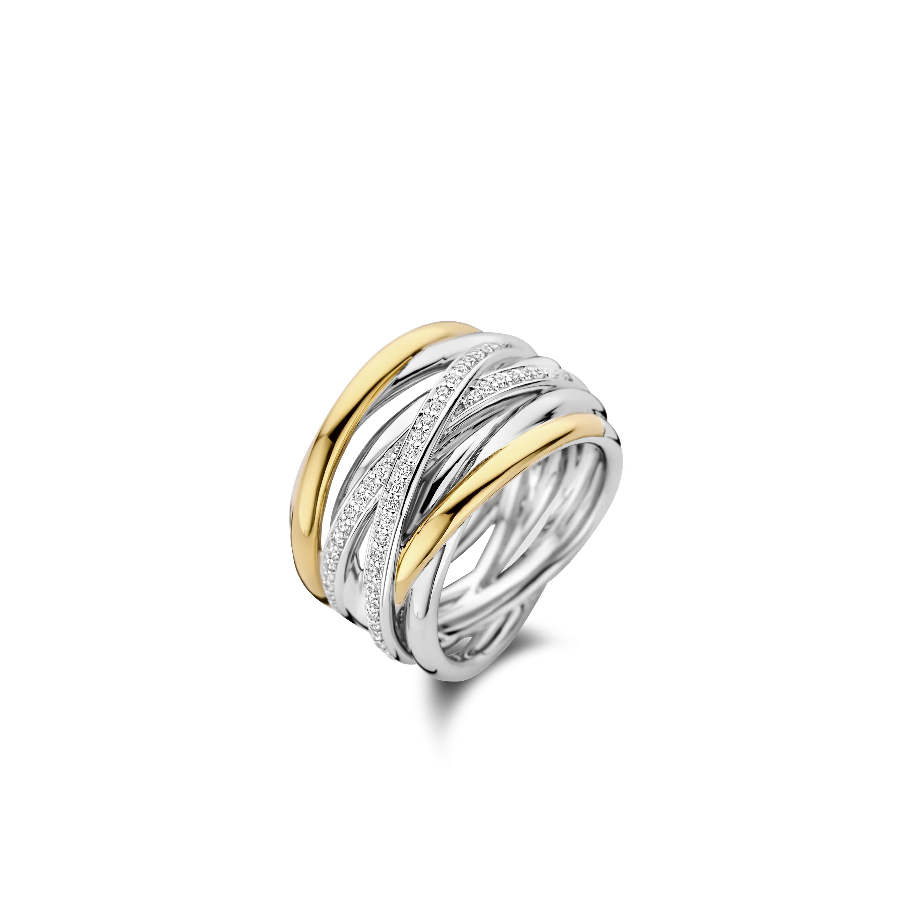 Zirkonia Crossover Ring - L model