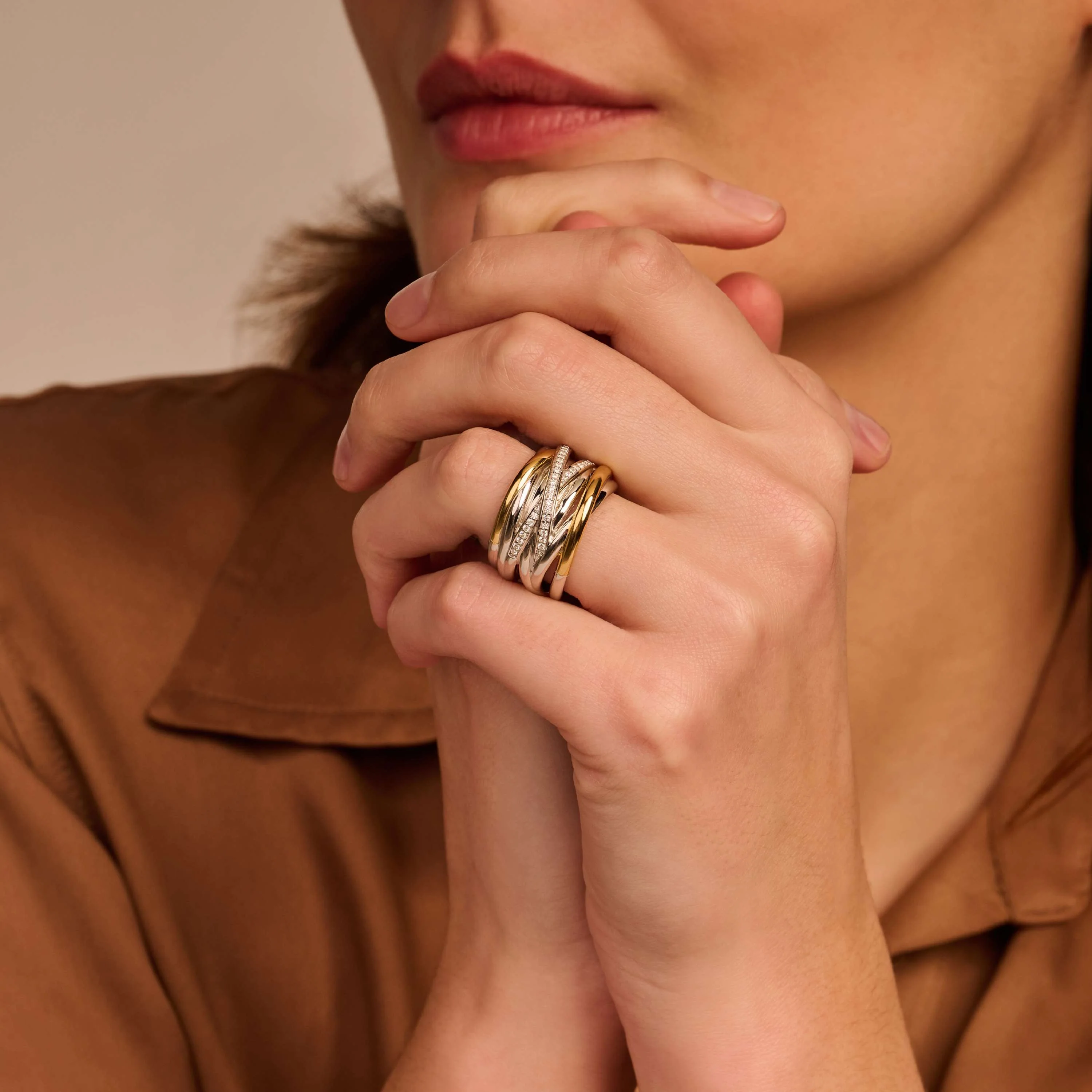 Zirkonia Crossover Ring - L model - Image 6
