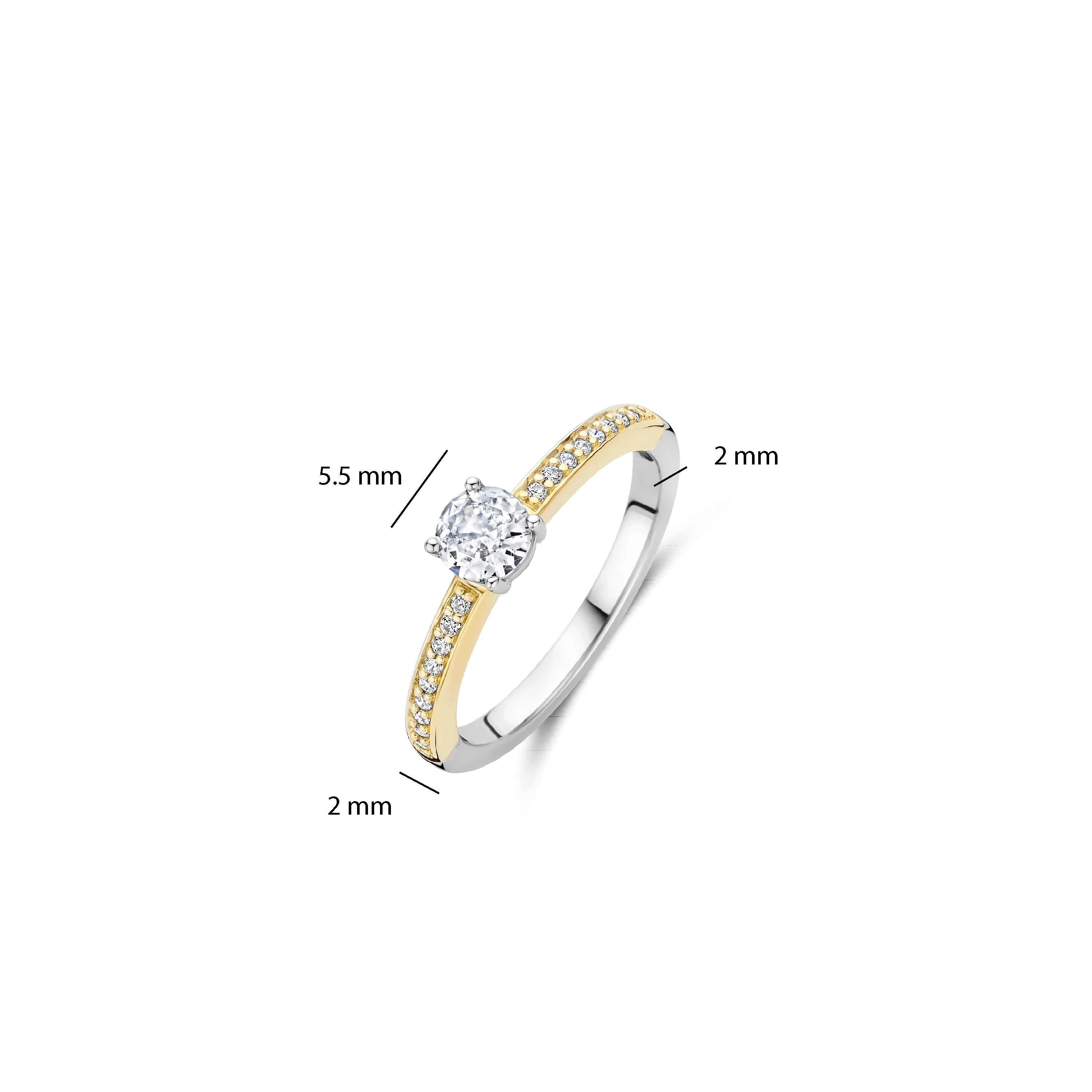 Classic Zirkonia Ring 5mm - Image 4