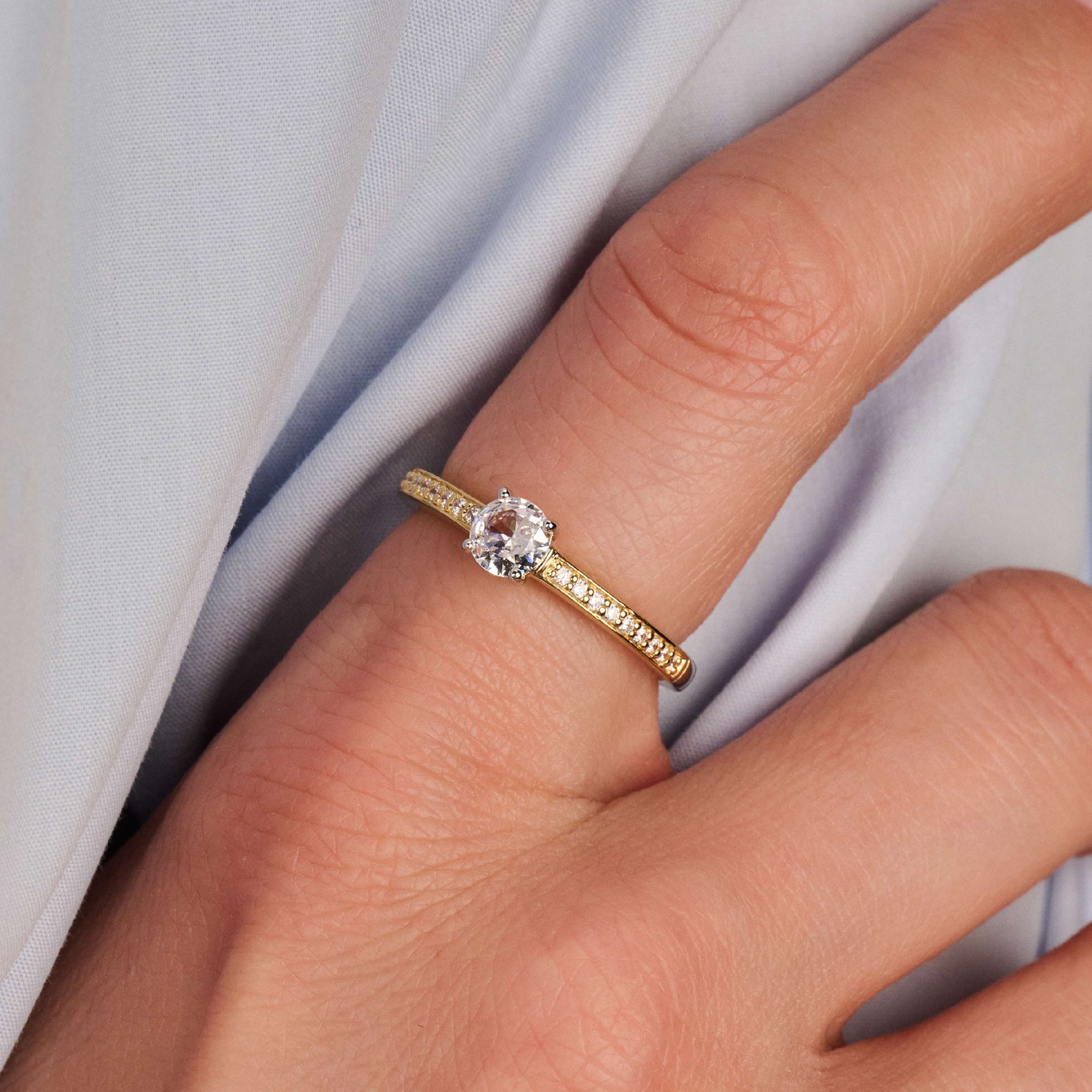 Classic Zirkonia Ring 5mm - Image 5