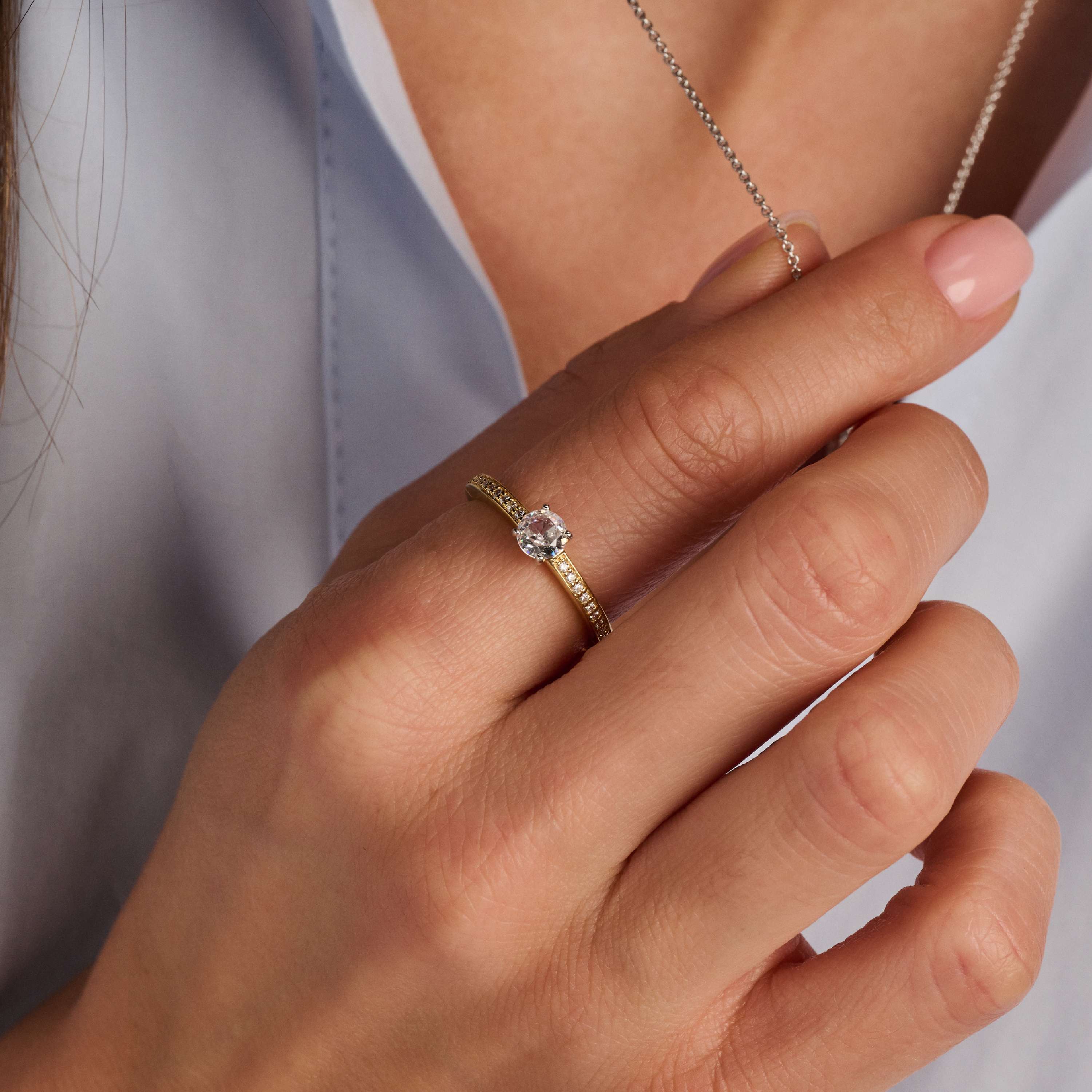 Classic Zirkonia Ring 5mm - Image 6
