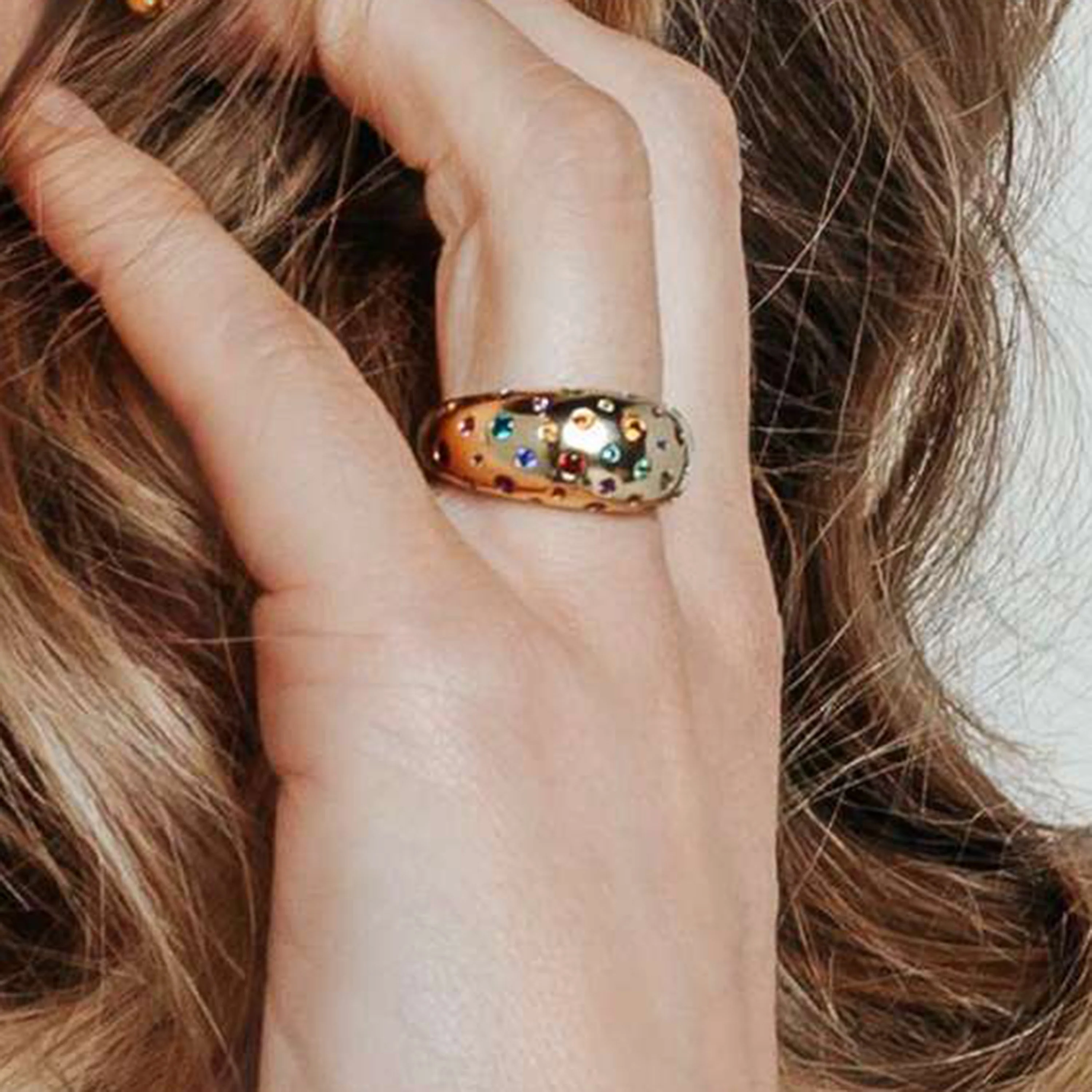 Multicolour Stardust Ring - M model - Image 7