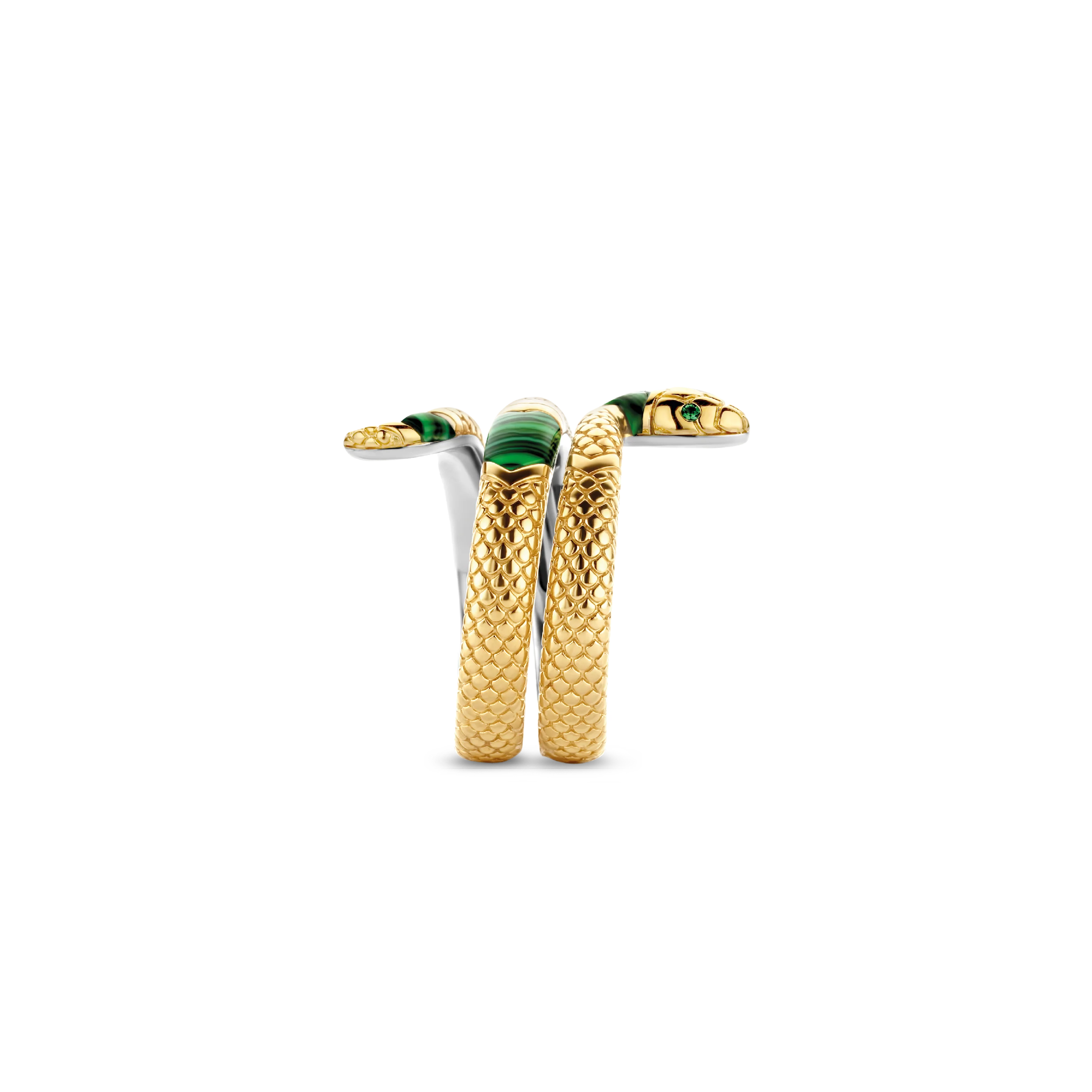 Emerald Snake Ring - Image 3