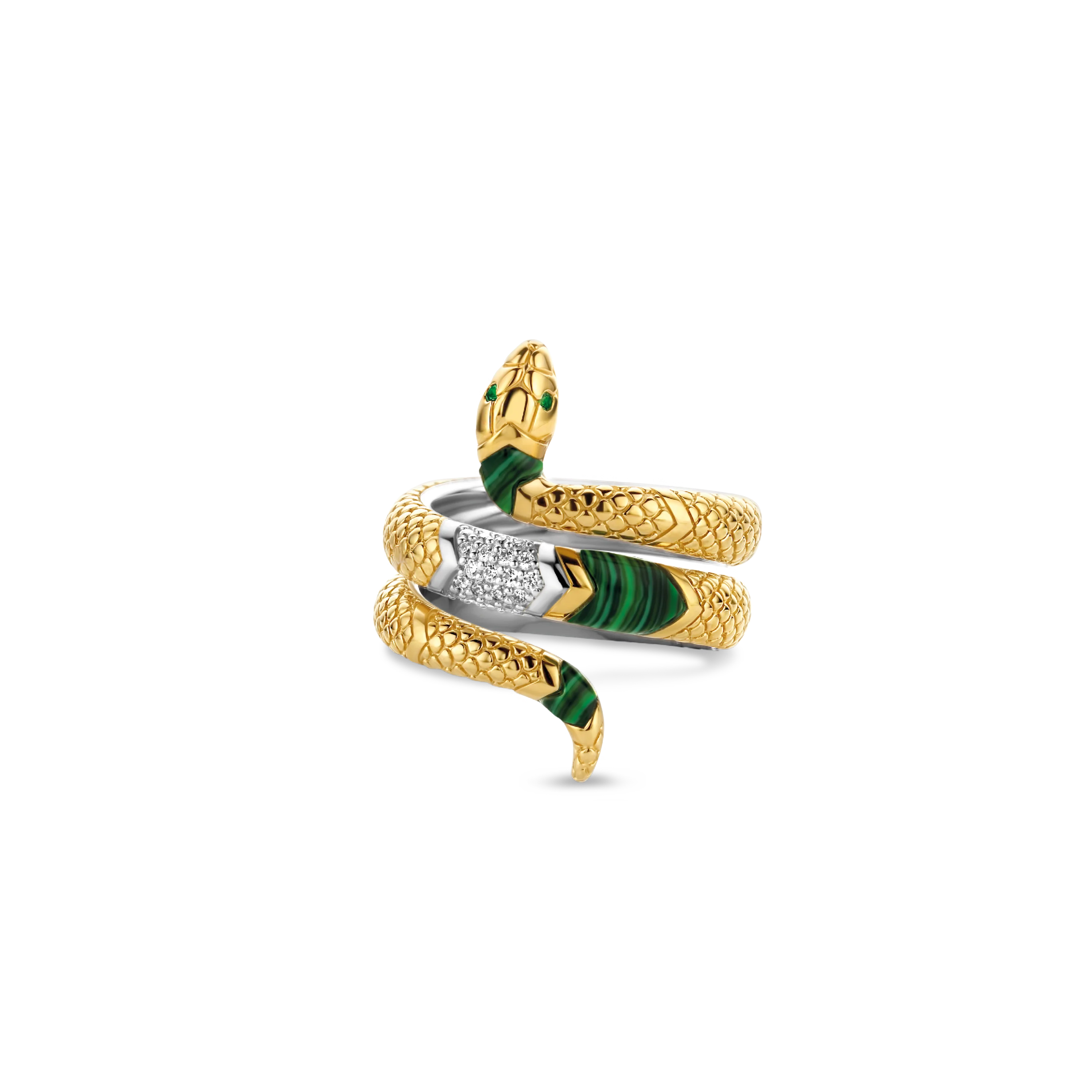 Emerald Snake Ring - Image 4