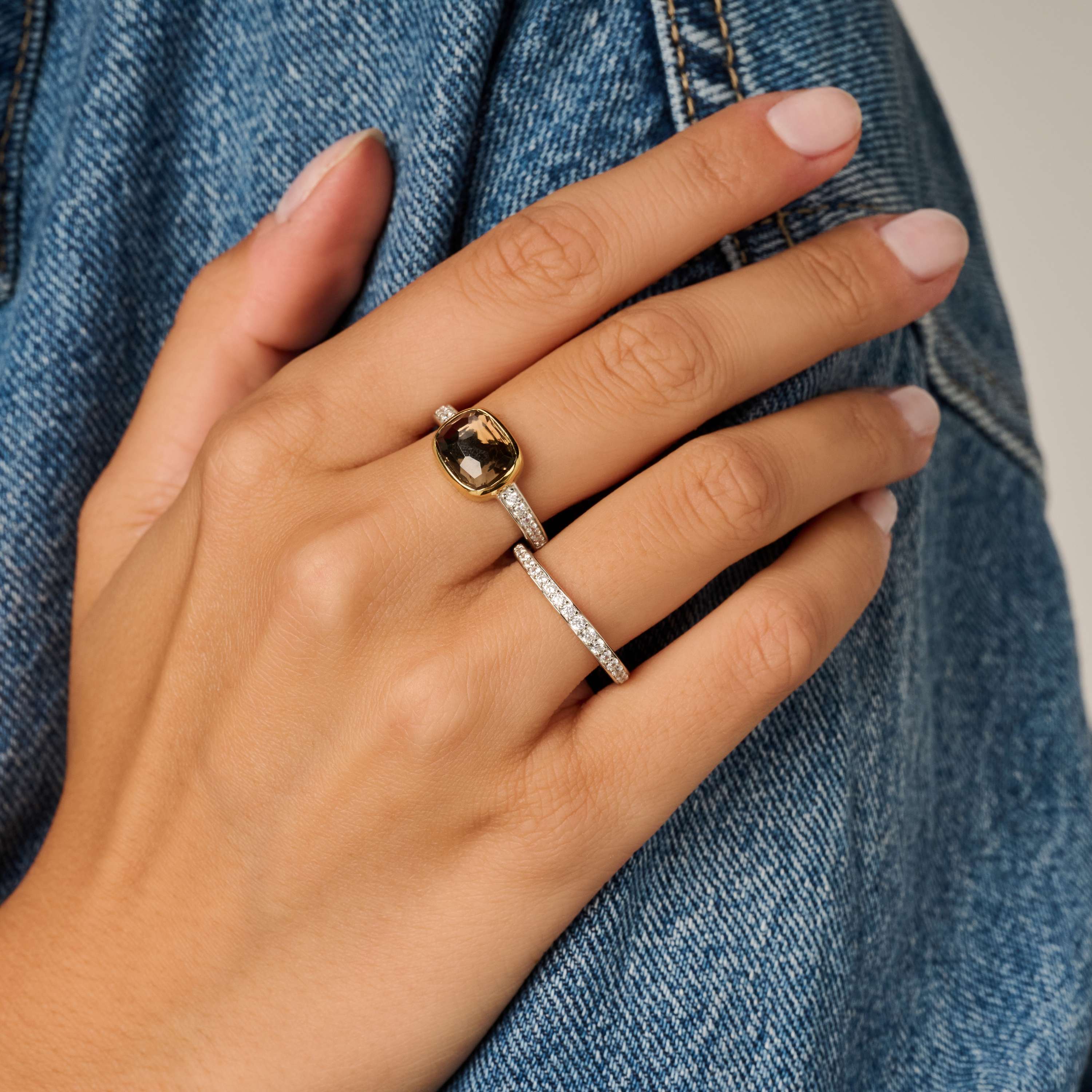 Dunne Zirkonia Ring - Image 8