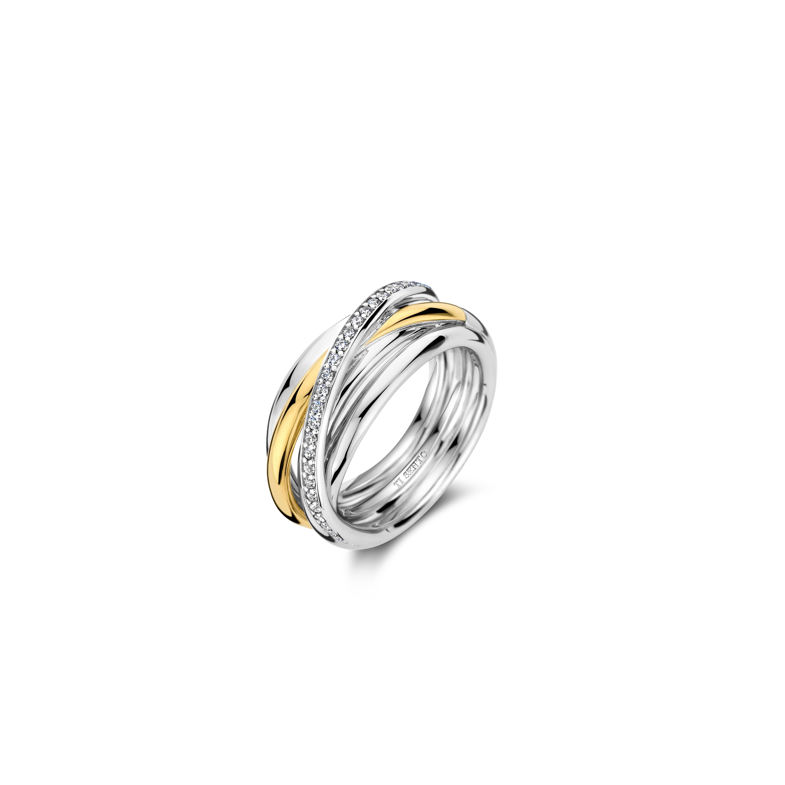 Zirkonia Crossover Ring - M model