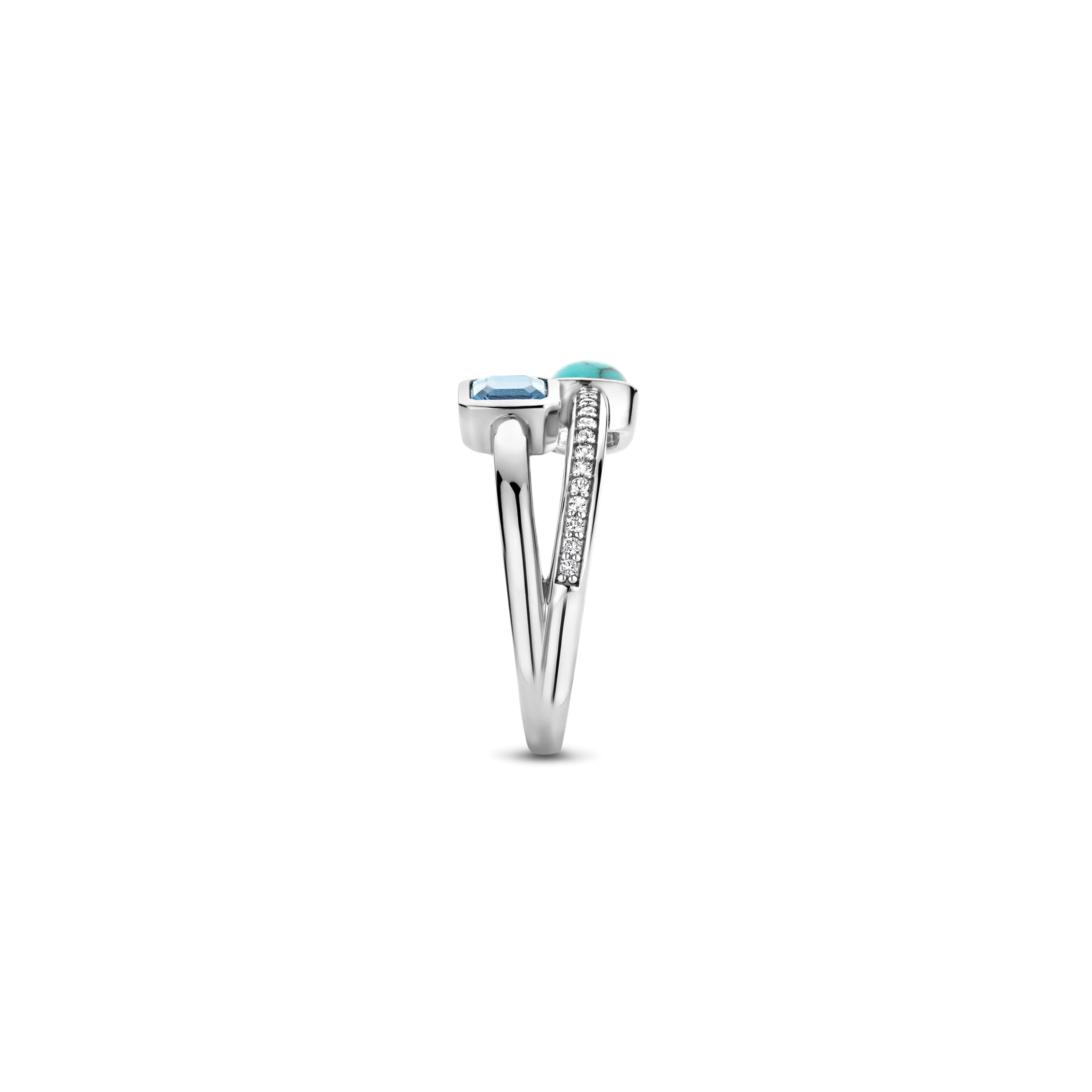 Double Cushion Zirkonia Ring - Image 2