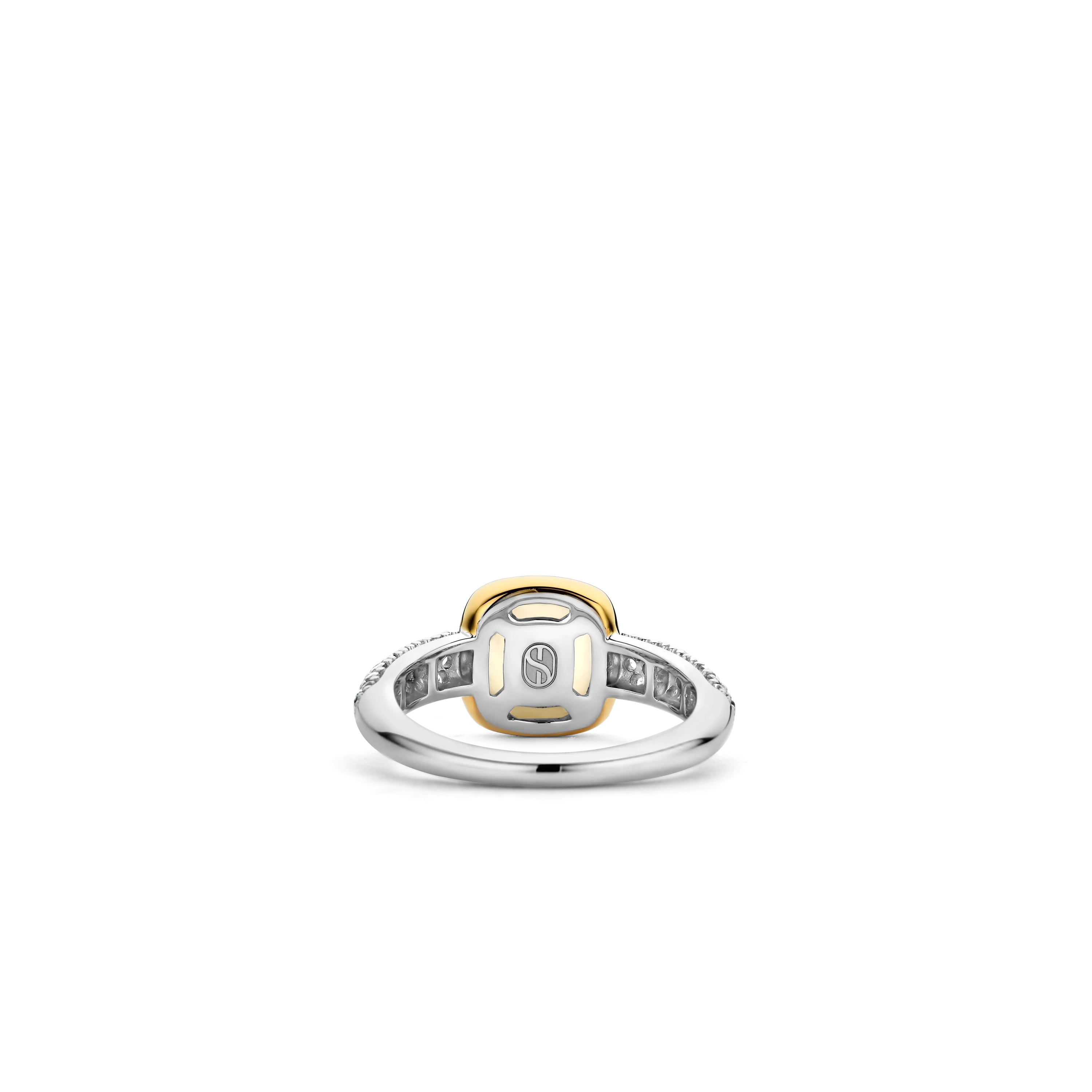 Zirkonia Cushion Ring met parel - Image 4